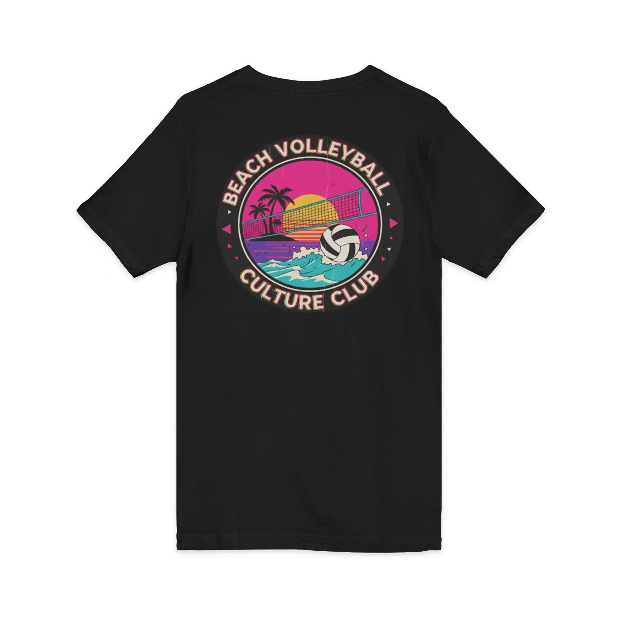 6. Beach Volleyball Culture Club Graohic Tee• V-Neck