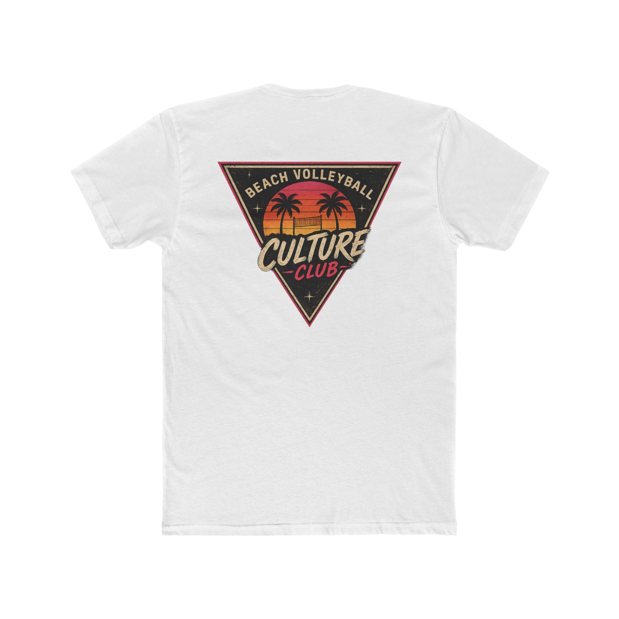 Beach Volleyball Culture Tri F/B Graphic Tee