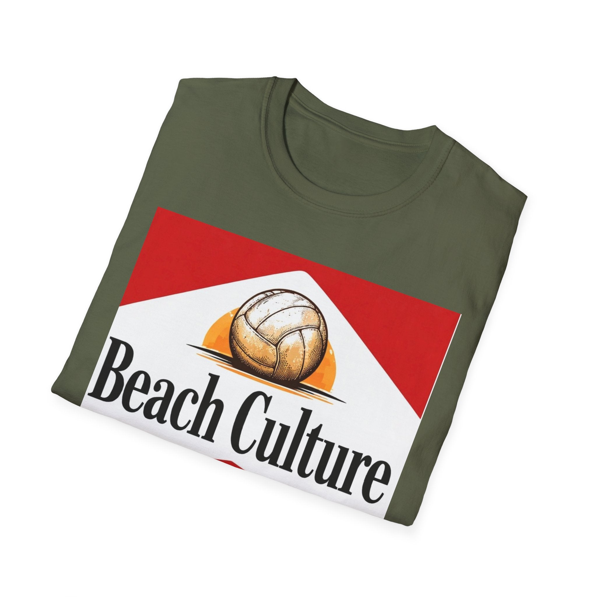 Beach Culture Crew Neck Grapic Tee