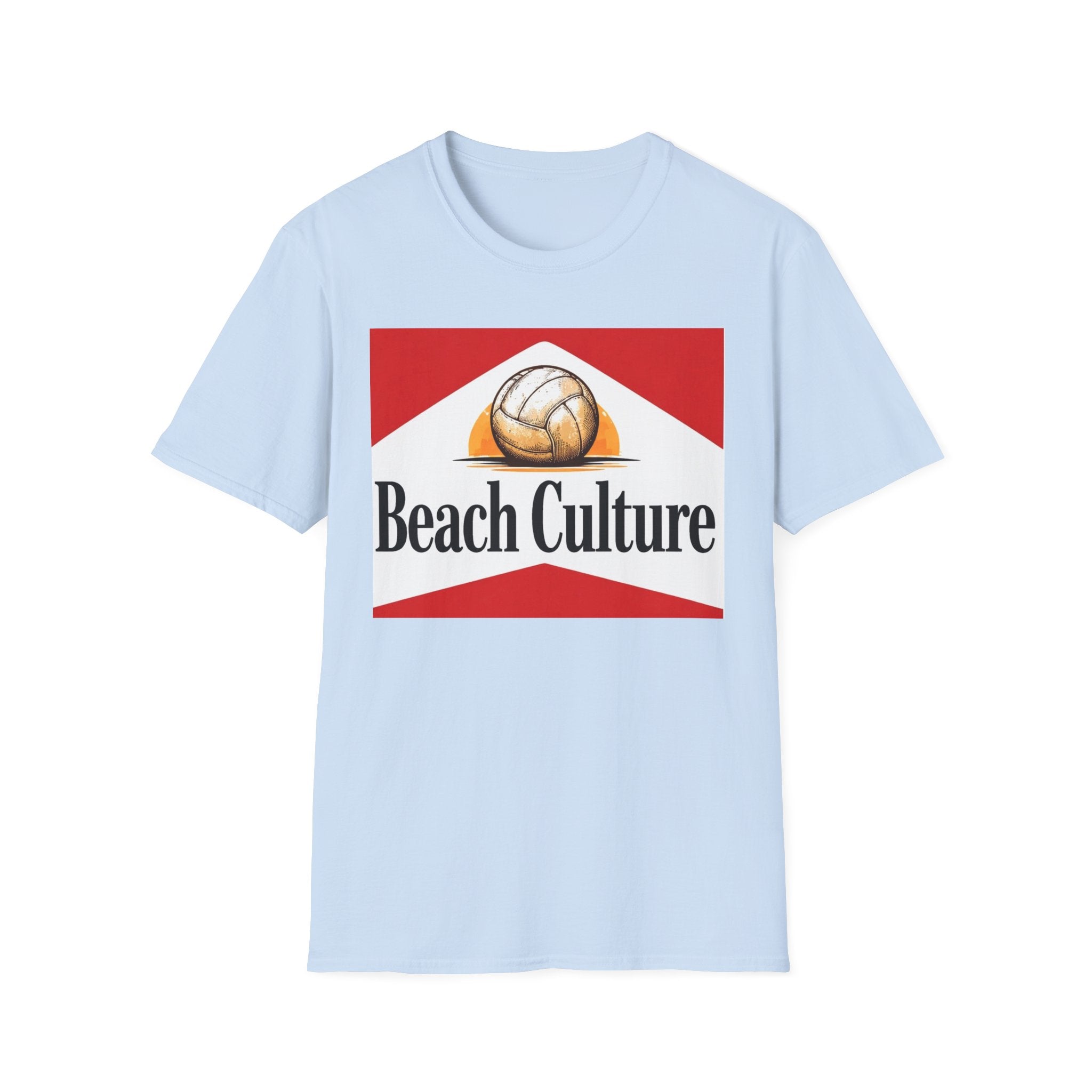 Beach Culture Crew Neck Grapic Tee