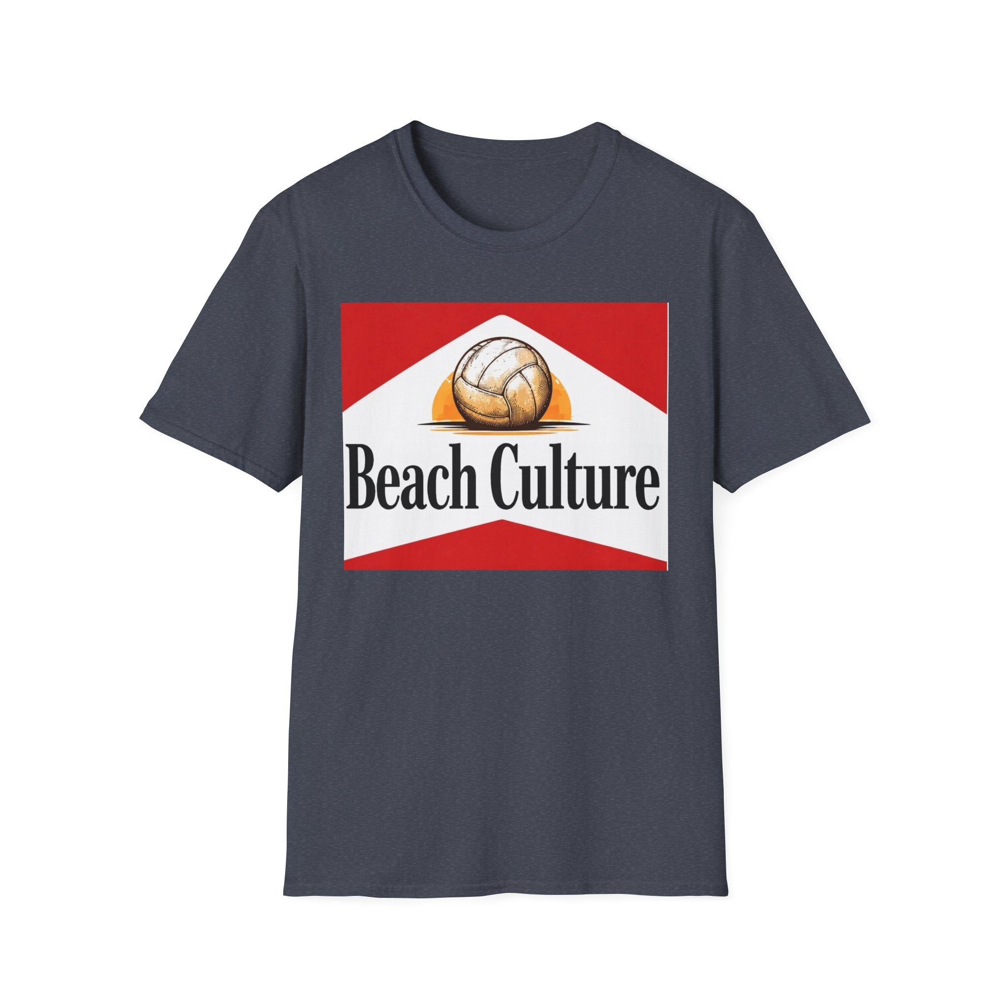 Beach Culture Crew Neck Grapic Tee