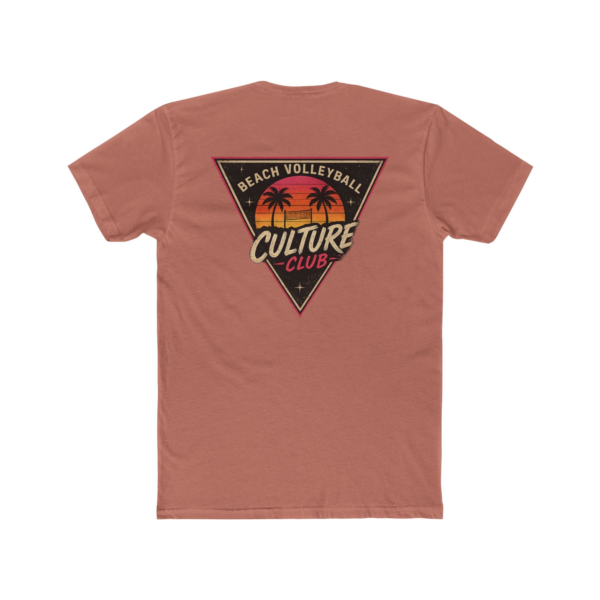 Beach Volleyball Culture Tri F/B Graphic Tee