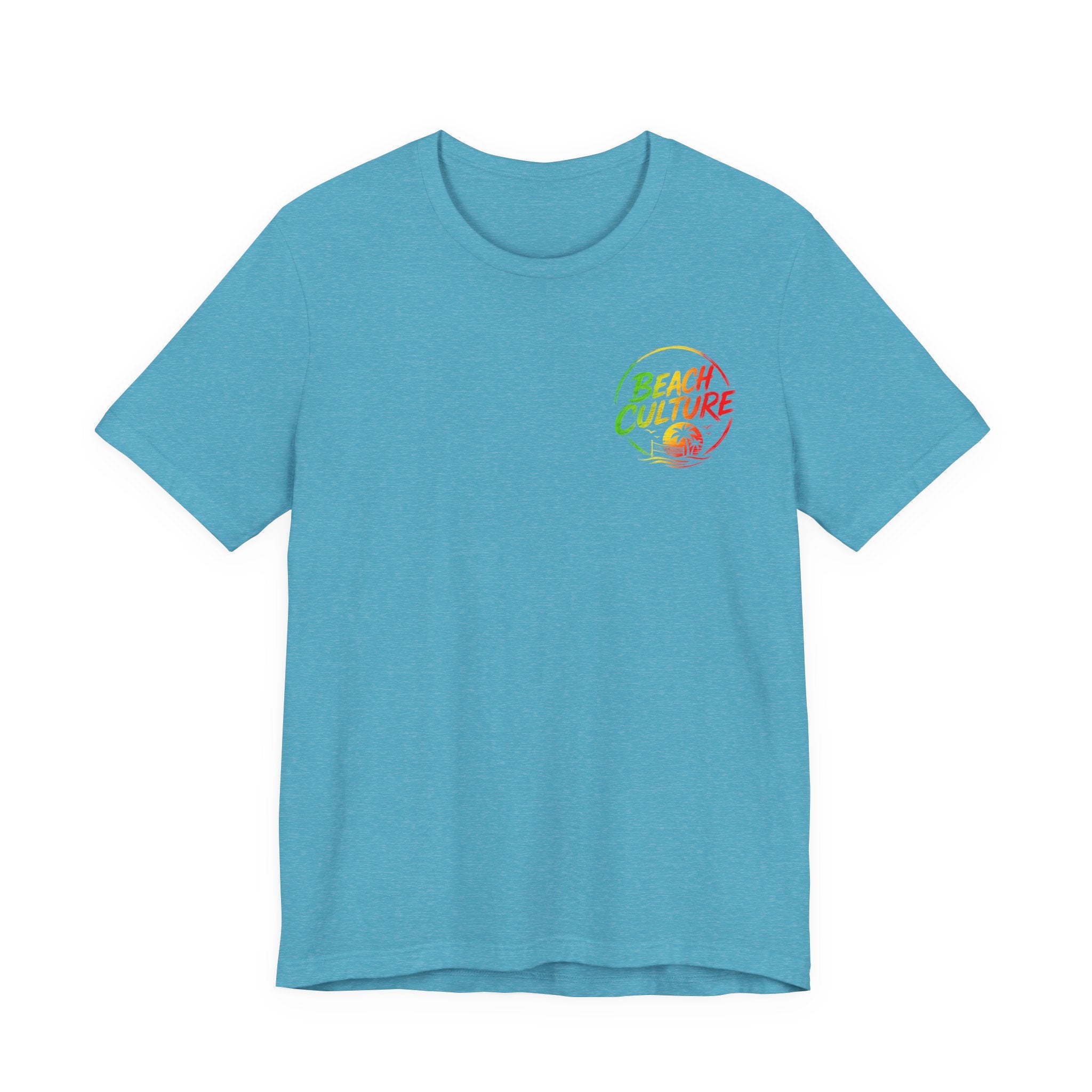 Rasta F/B Beach Culture Graphic T-Shirt