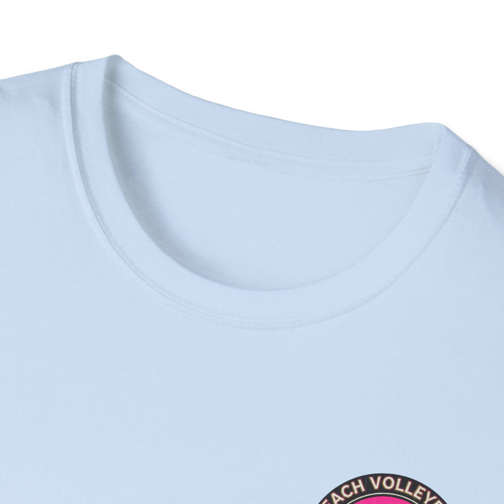 7. Beach Volleyball Culture Club Retro Sunset Graphic Tee. Crew.