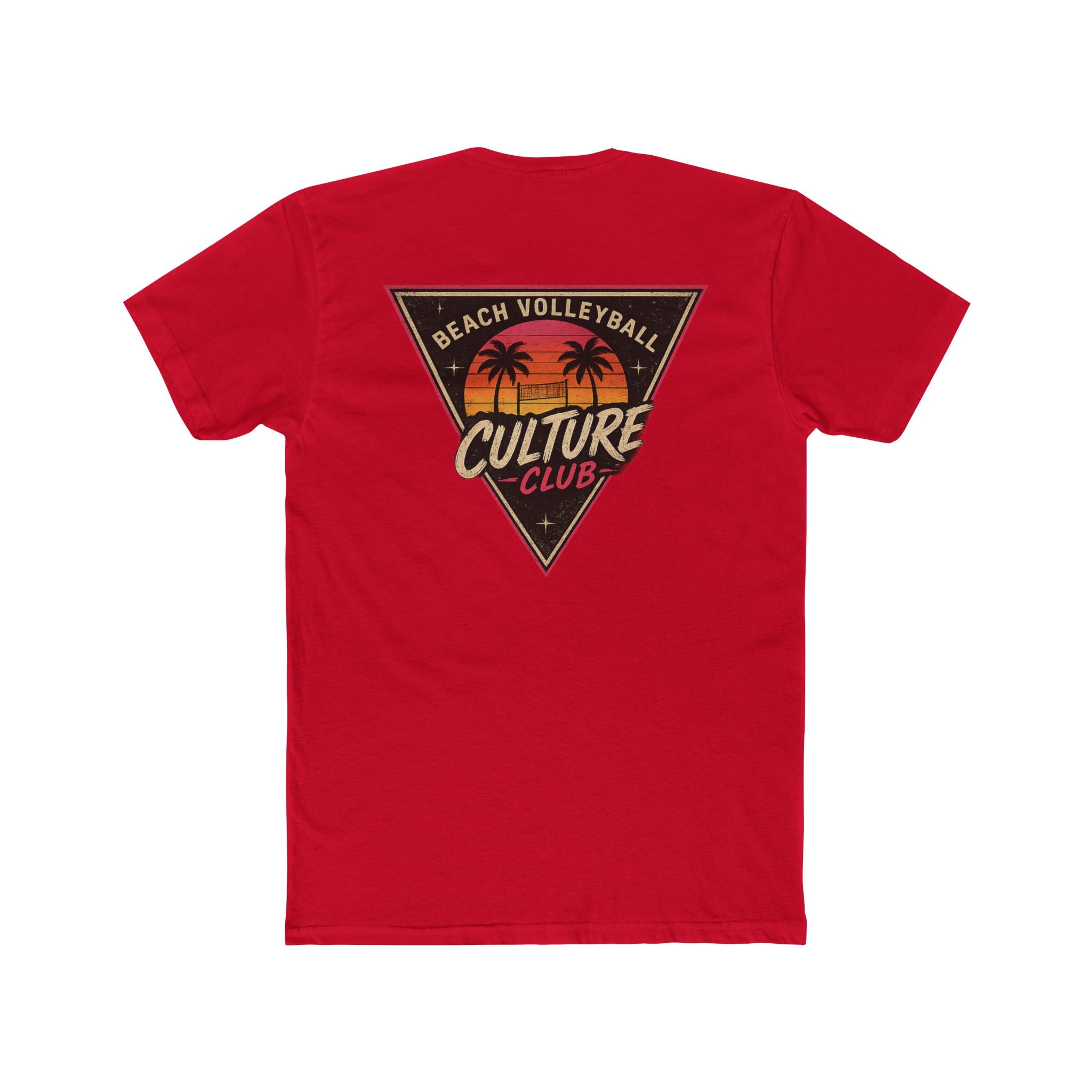 Beach Volleyball Culture Tri F/B Graphic Tee