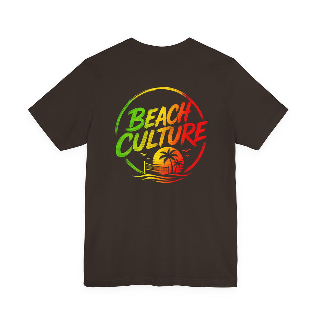 Rasta F/B Beach Culture Graphic T-Shirt