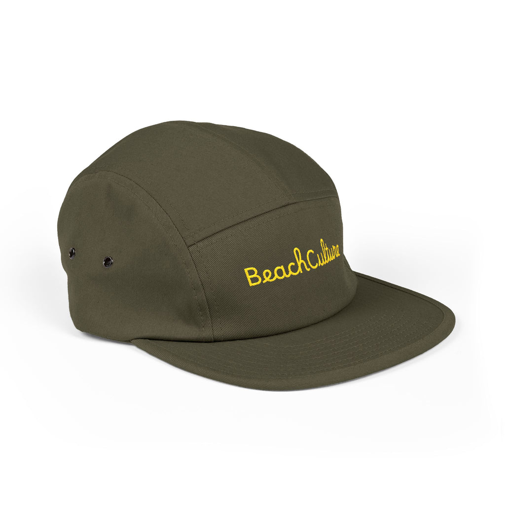 BeachCulture Embroidered 5 Panel Hat