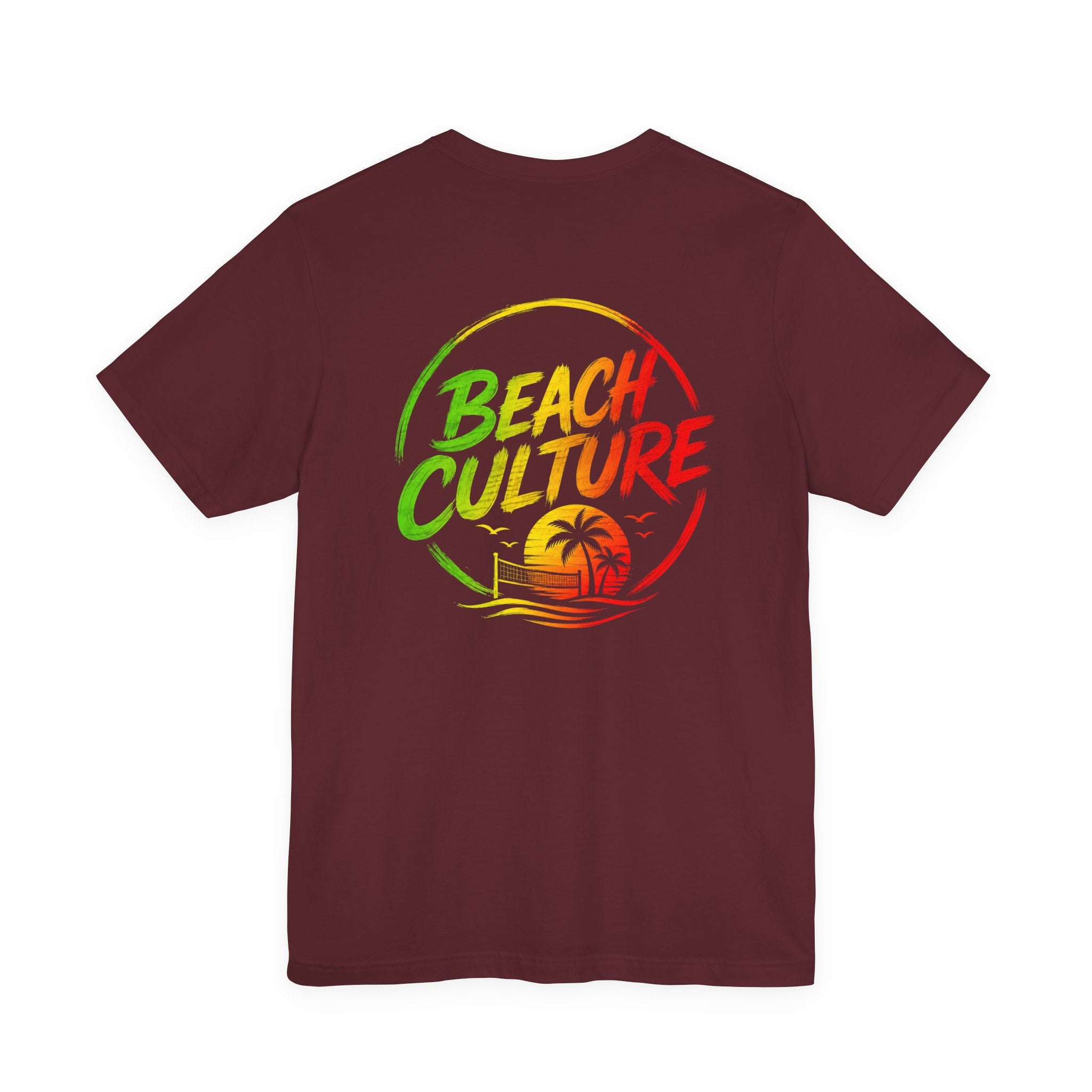 Rasta F/B Beach Culture Graphic T-Shirt