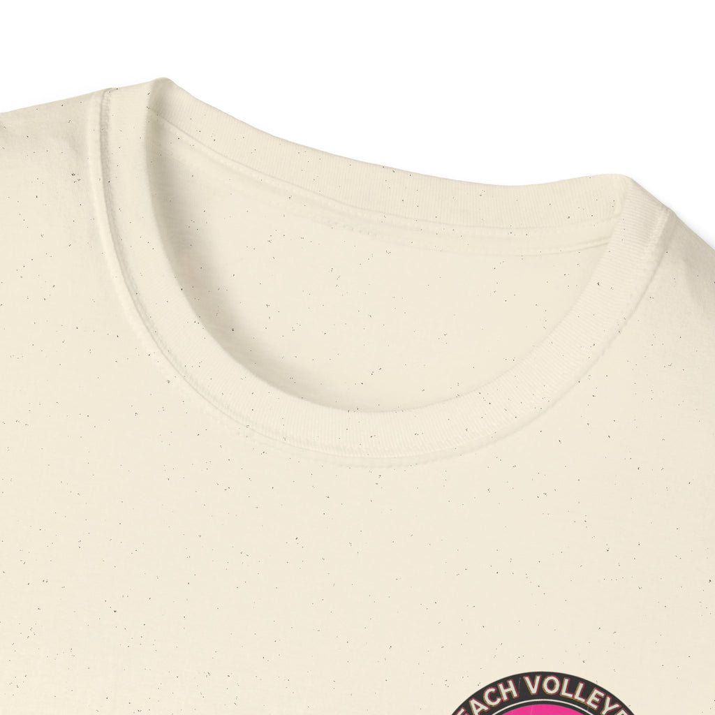 7. Beach Volleyball Culture Club Retro Sunset Graphic Tee. Crew.