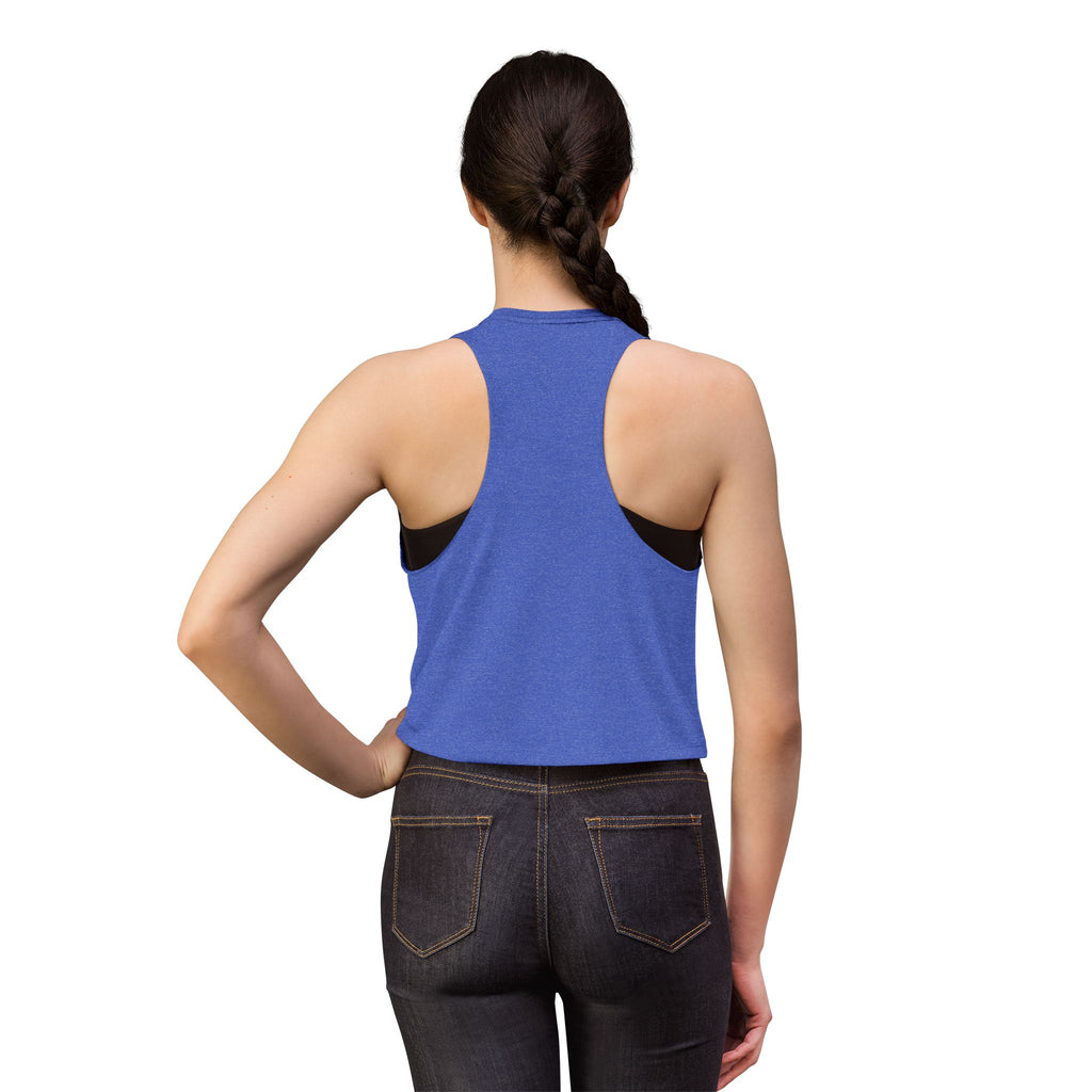 Vintage Surf Sunset Sleeveless Crop Top