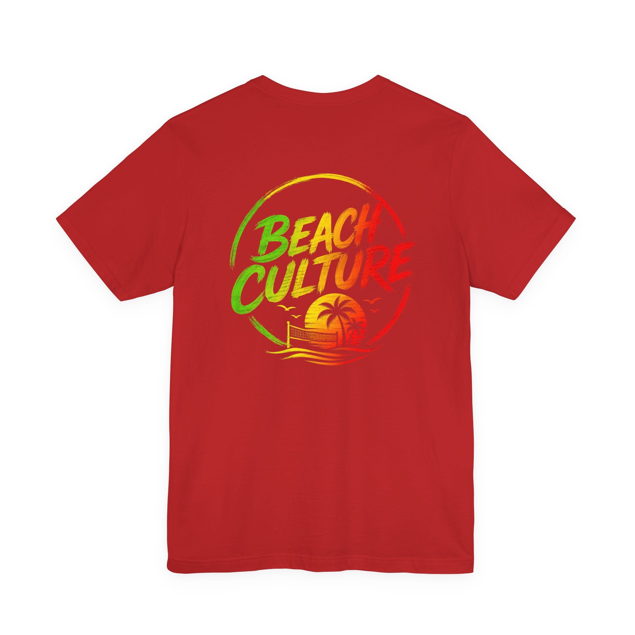 Rasta F/B Beach Culture Graphic T-Shirt