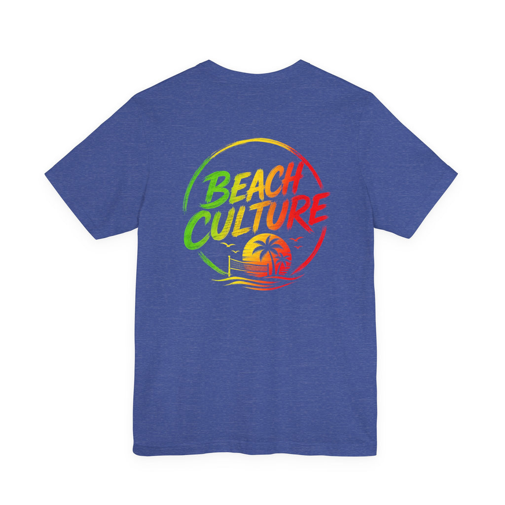 Rasta F/B Beach Culture Graphic T-Shirt