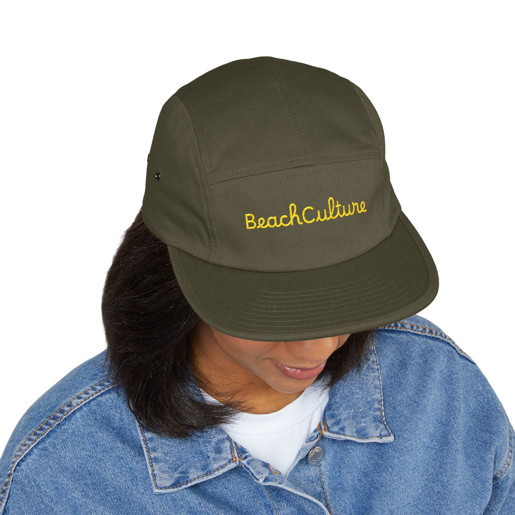 BeachCulture Embroidered 5 Panel Hat
