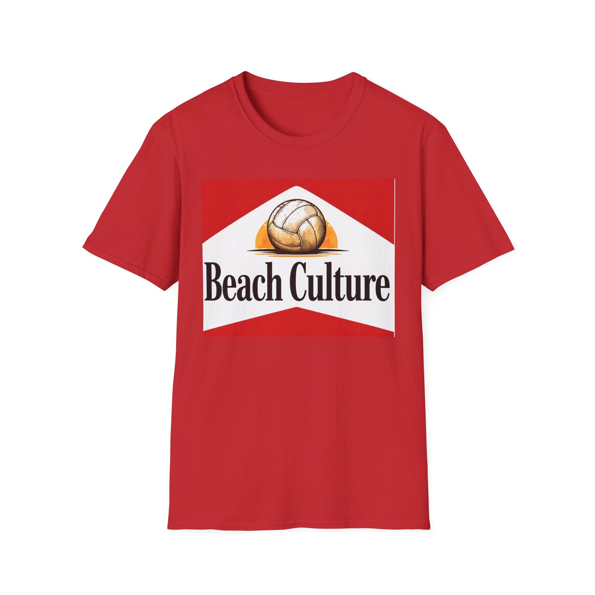 Beach Culture Crew Neck Grapic Tee