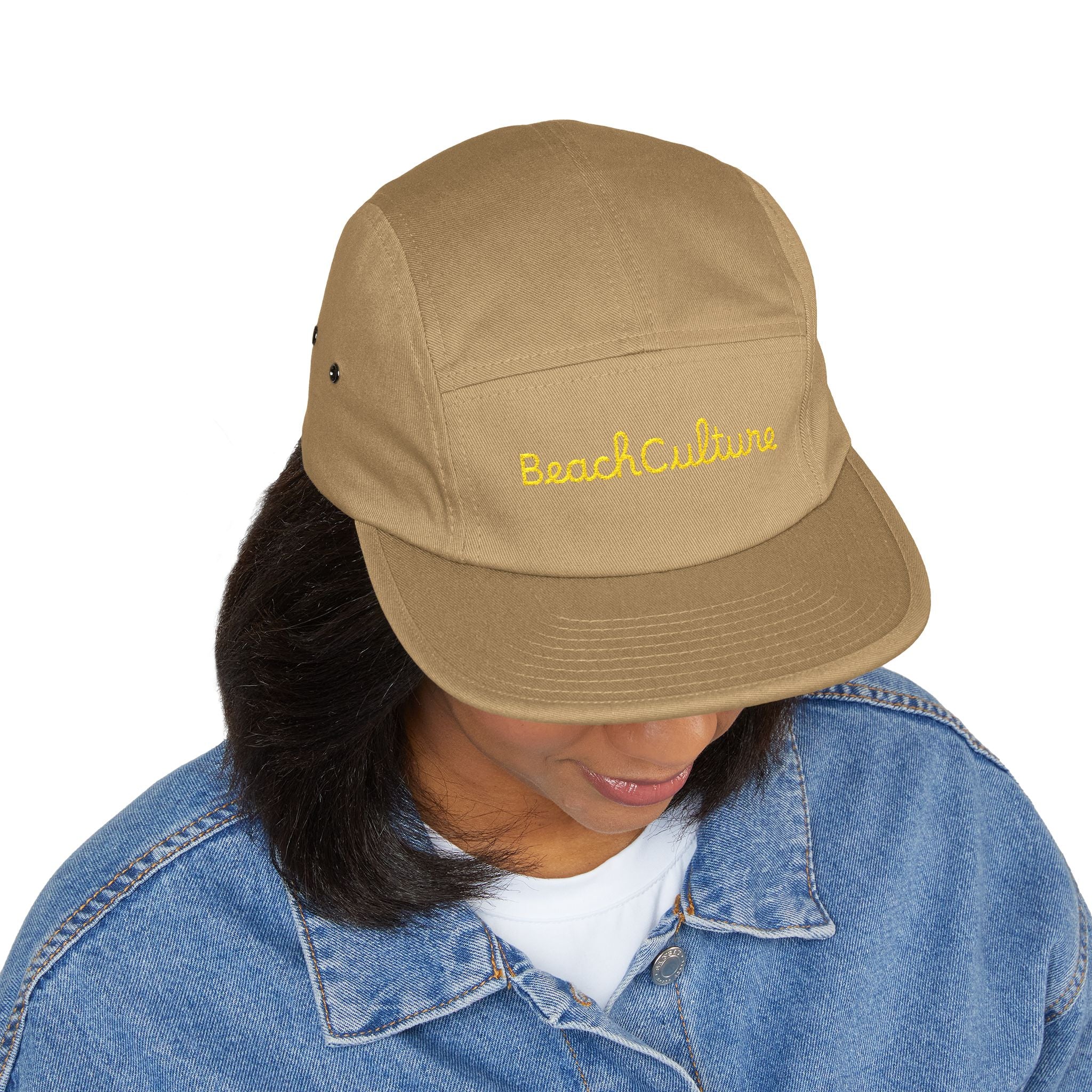 BeachCulture Embroidered 5 Panel Hat