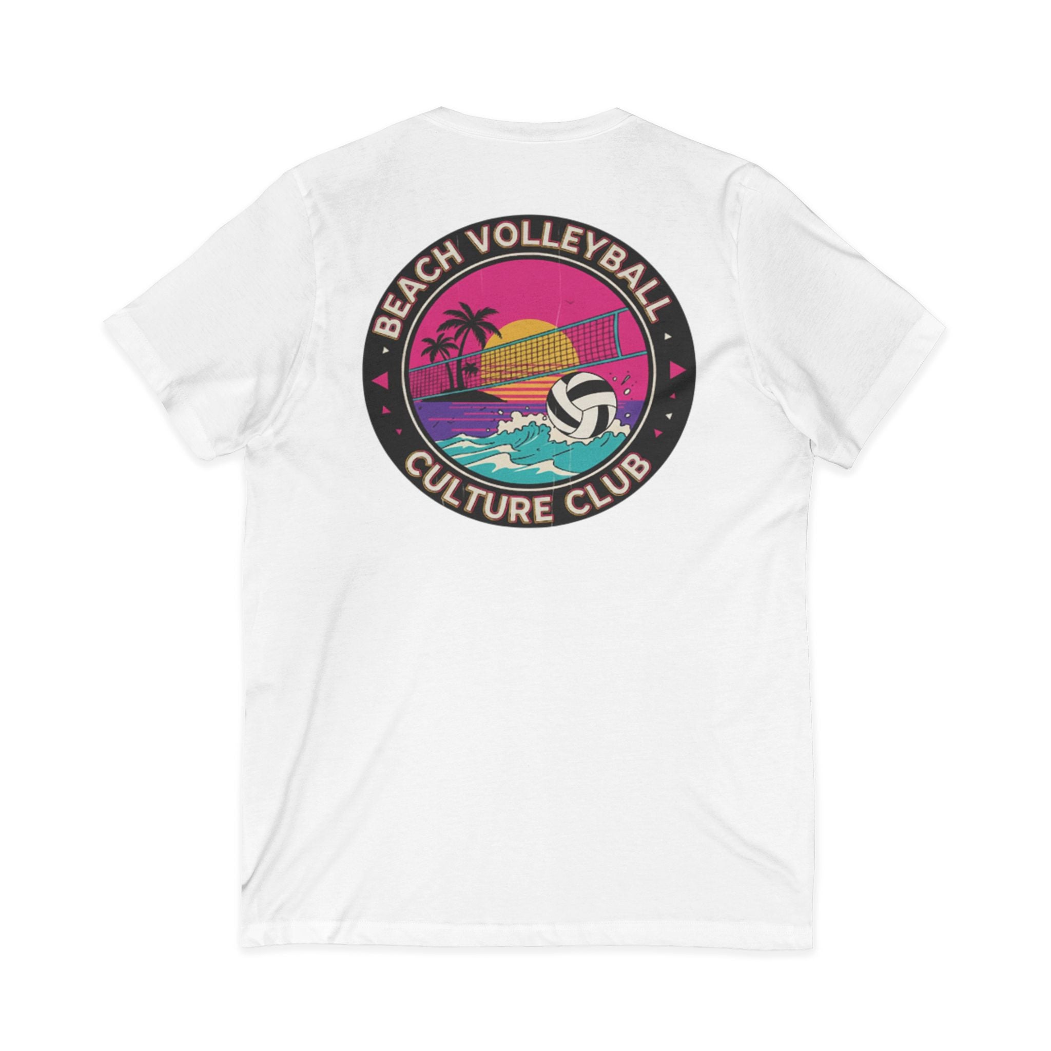 6. Beach Volleyball Culture Club Graohic Tee• V-Neck