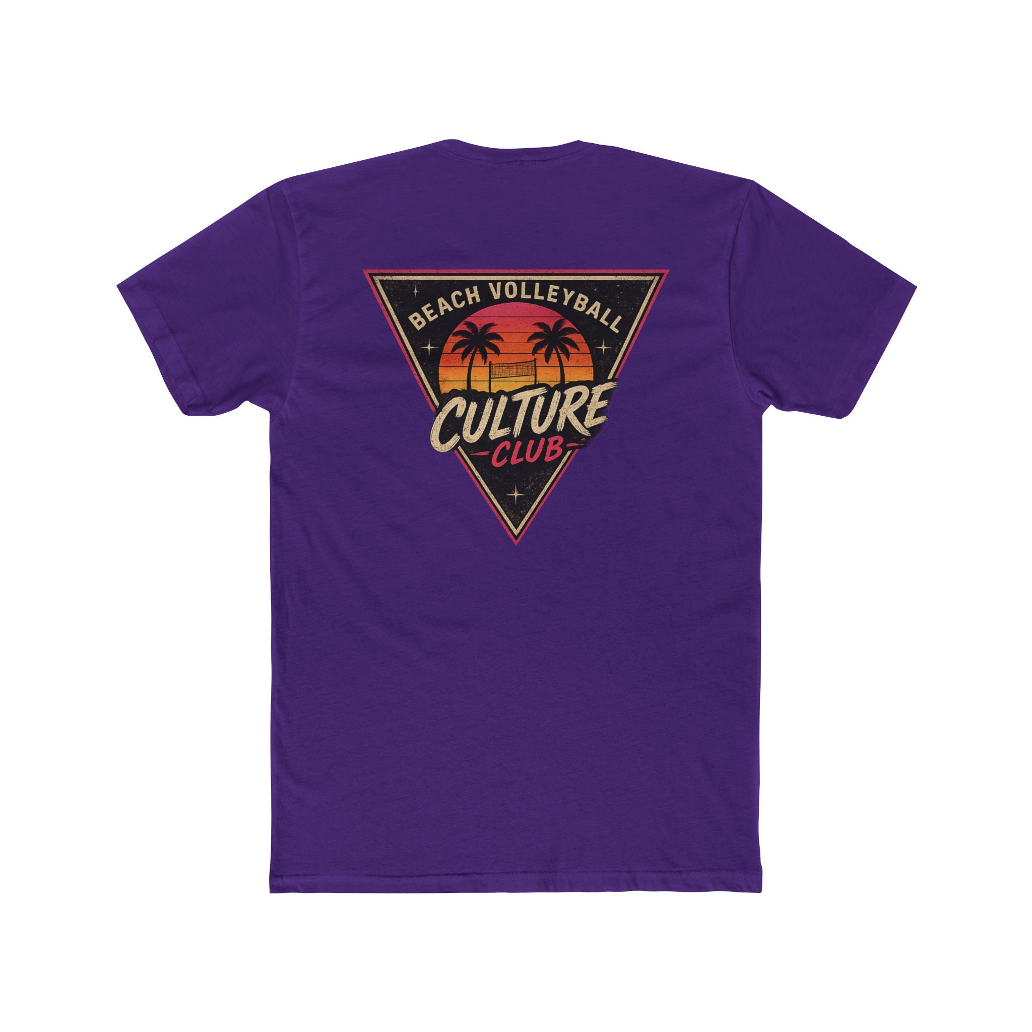 Beach Volleyball Culture Tri F/B Graphic Tee