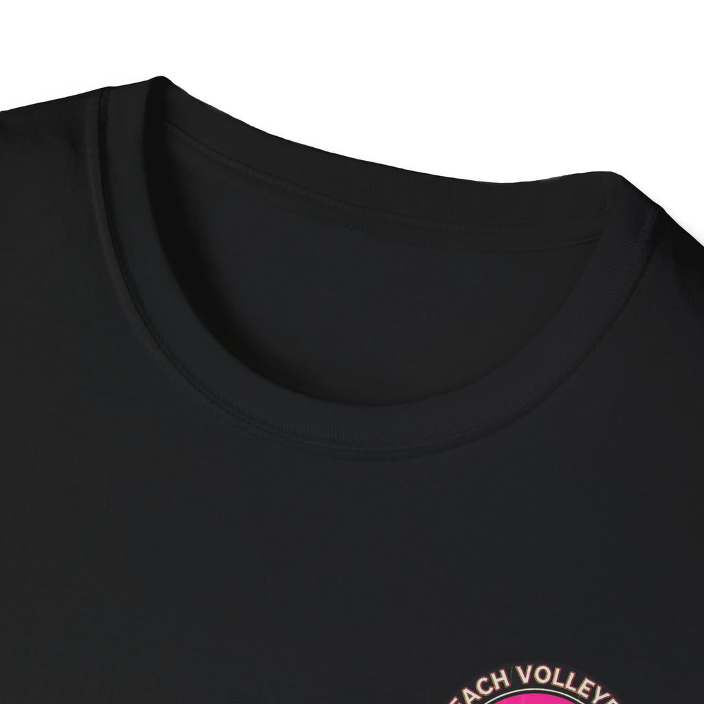 7. Beach Volleyball Culture Club Retro Sunset Graphic Tee. Crew.