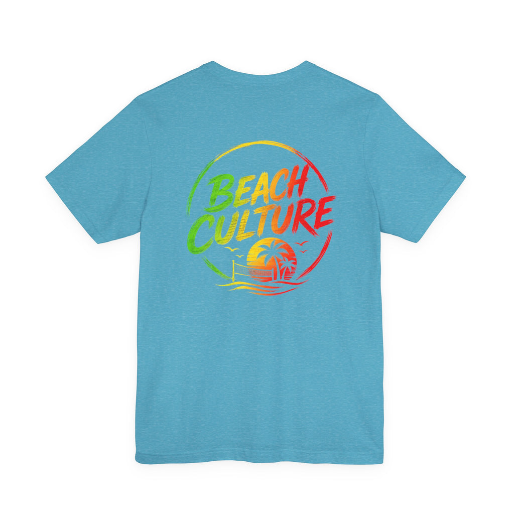 Rasta F/B Beach Culture Graphic T-Shirt