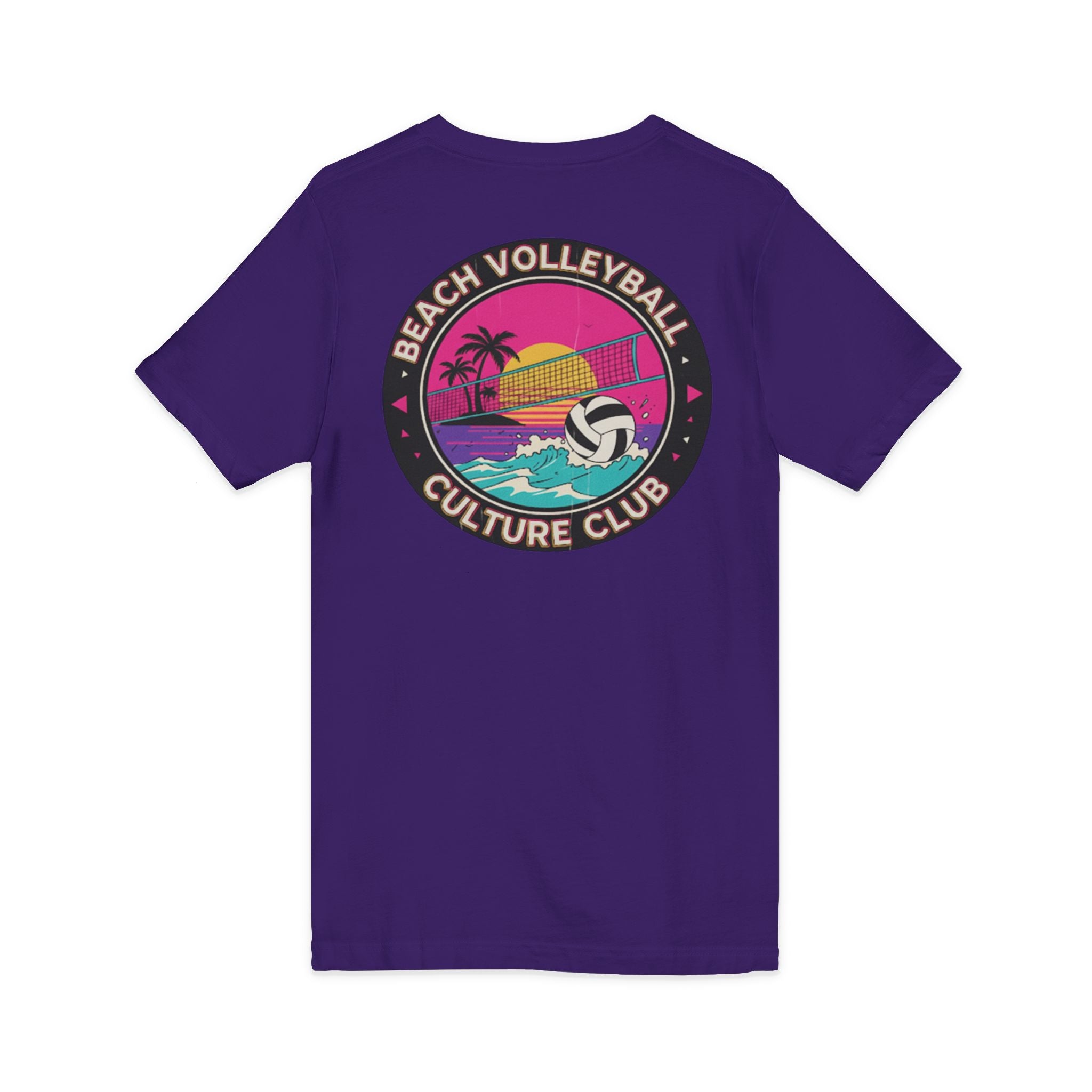6. Beach Volleyball Culture Club Graohic Tee• V-Neck