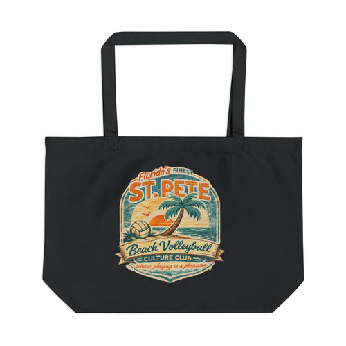 1. Florida’s Finest, St. Pete Large Reusable Cotton Beach Bag