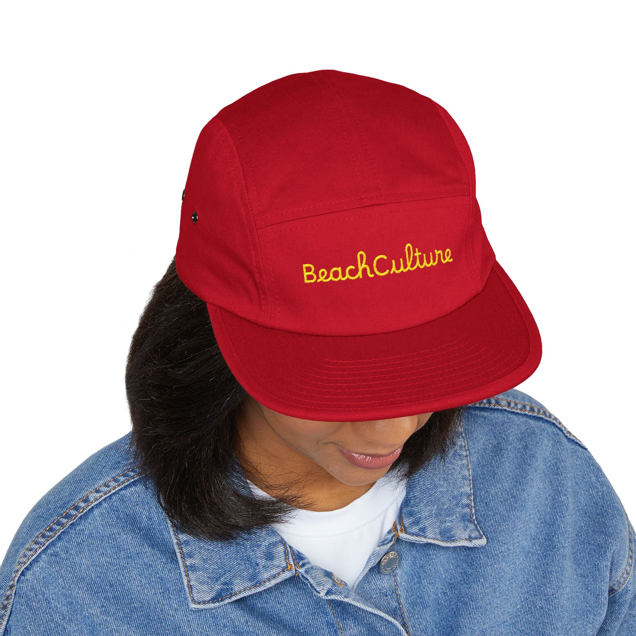 BeachCulture Embroidered 5 Panel Hat