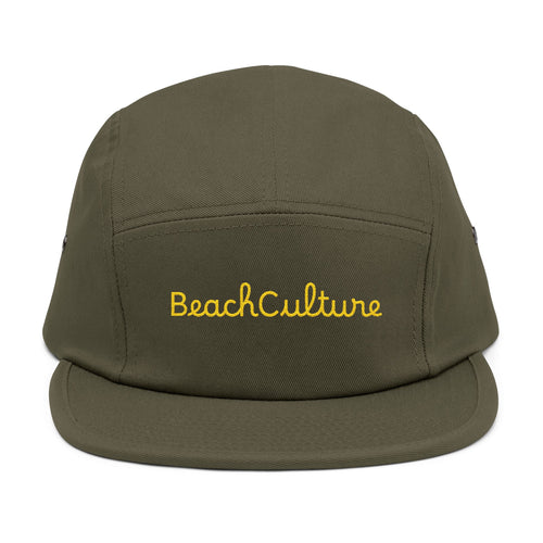 BeachCulture Embroidered 5 Panel Hat