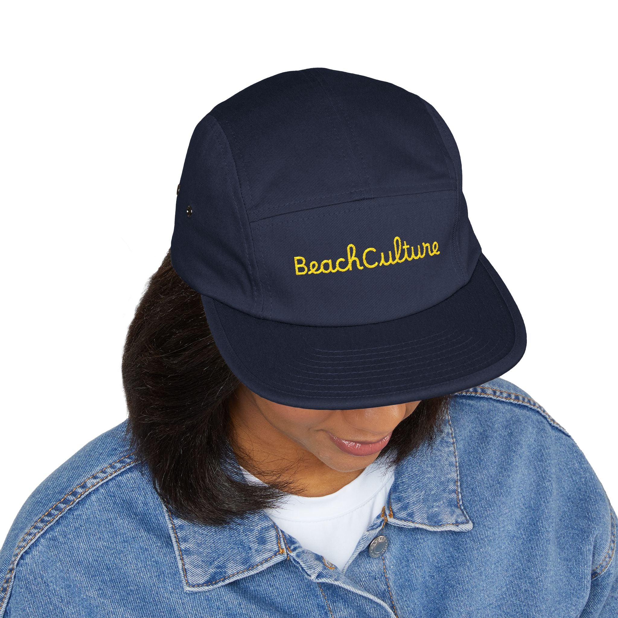 BeachCulture Embroidered 5 Panel Hat