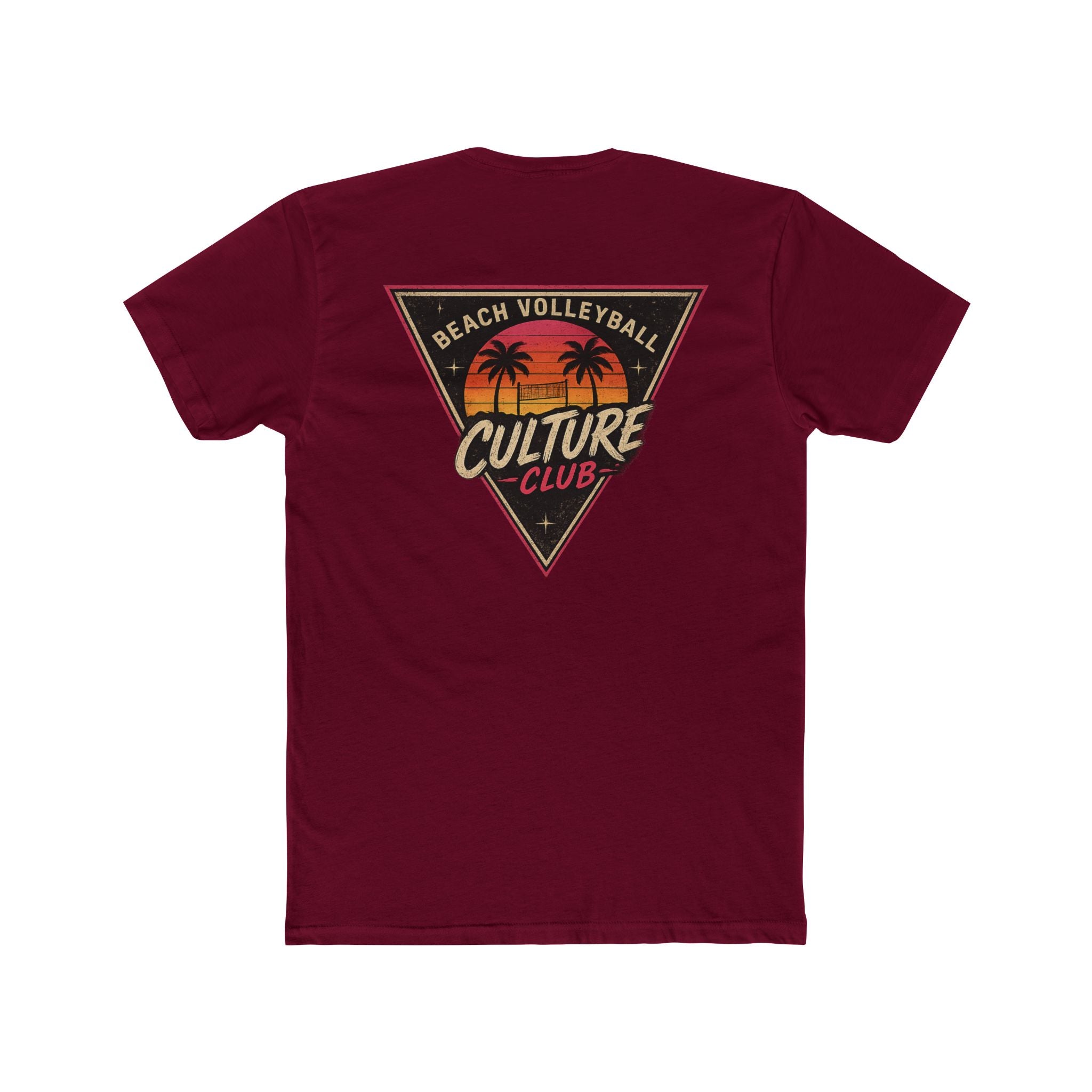 Beach Volleyball Culture Tri F/B Graphic Tee