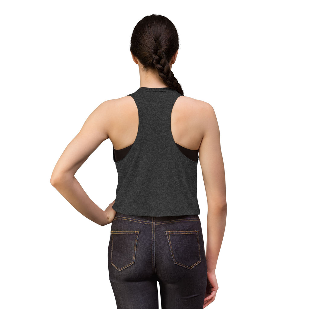 Vintage Surf Sunset Sleeveless Crop Top