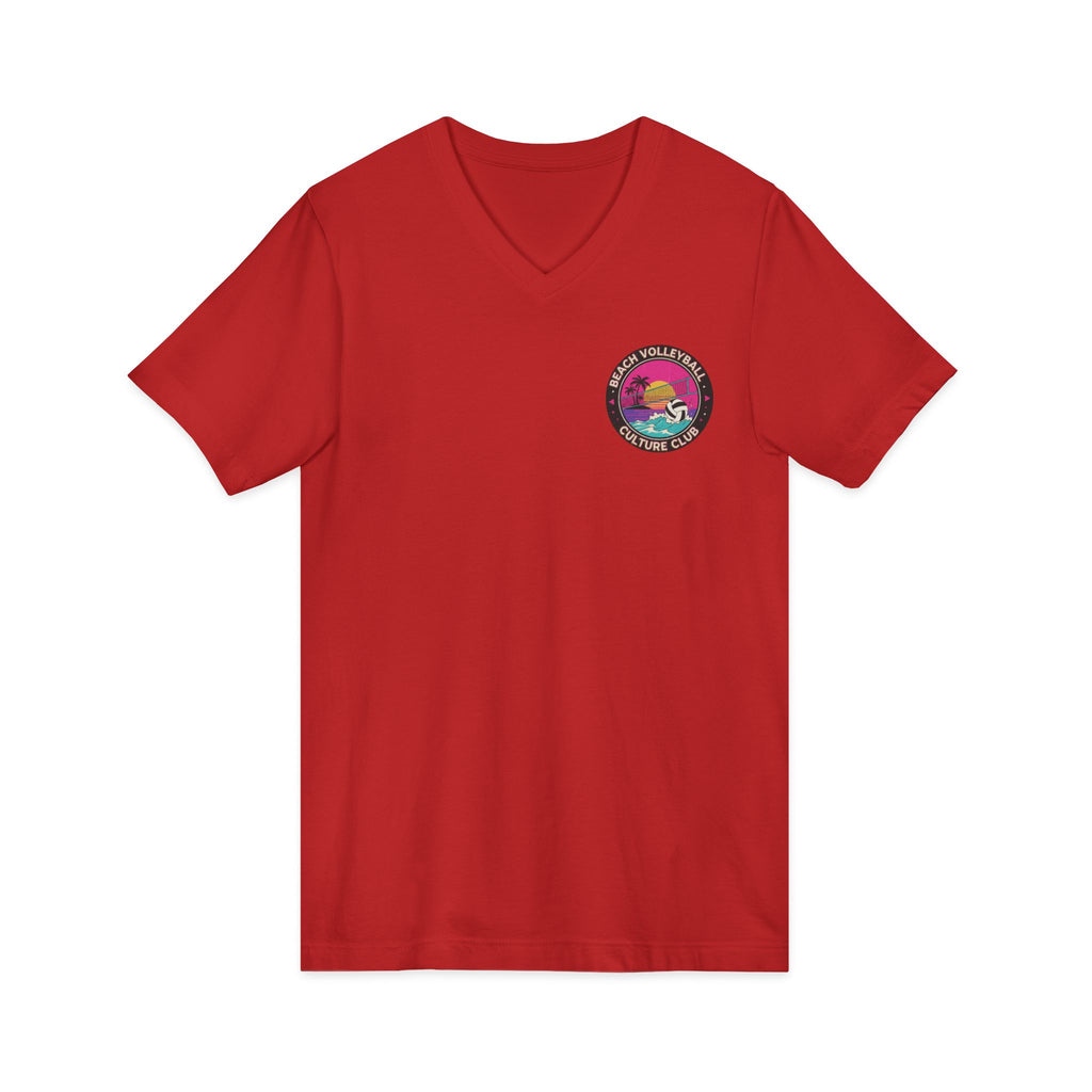 6. Beach Volleyball Culture Club Graohic Tee• V-Neck