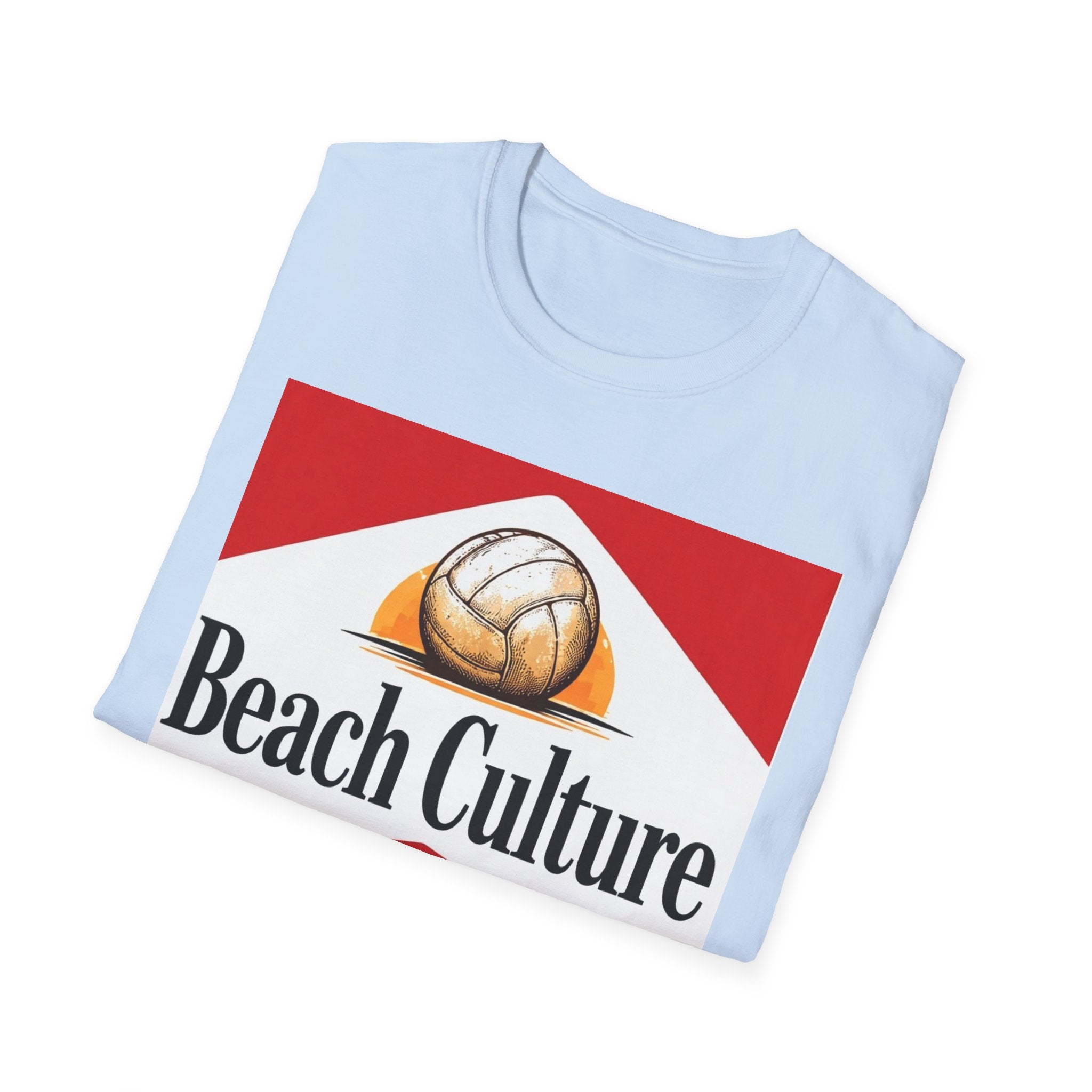 Beach Culture Crew Neck Grapic Tee