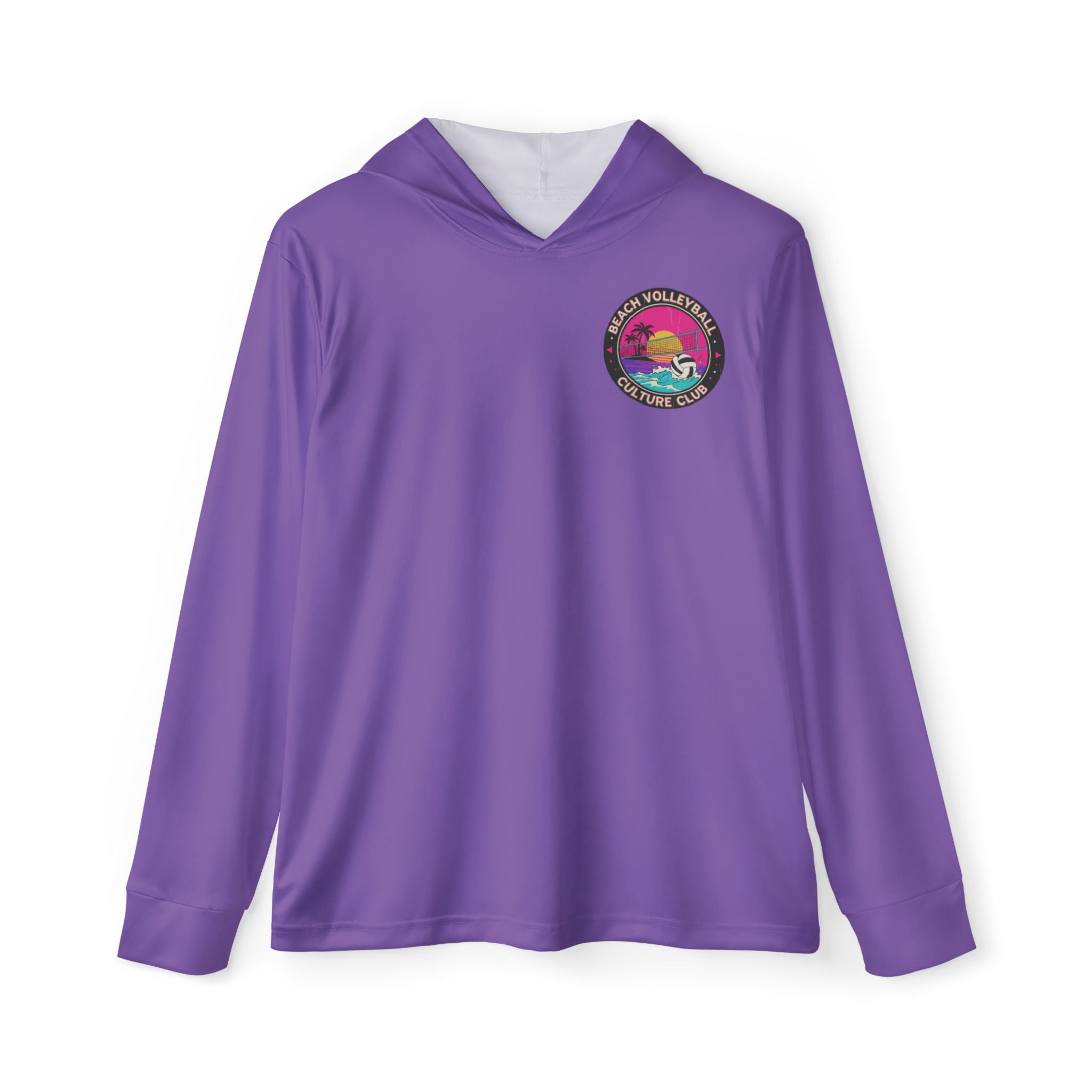 19. Beach Volleyball Retro Graphic  •Lightweight Warmup Hoodie•