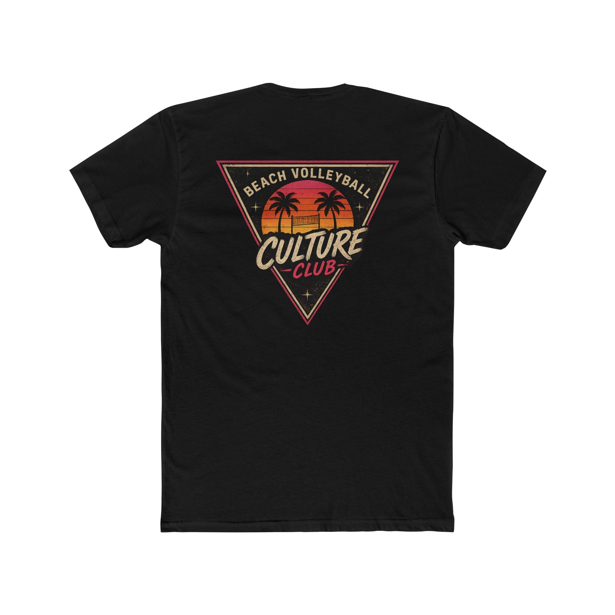 Beach Volleyball Culture Tri F/B Graphic Tee