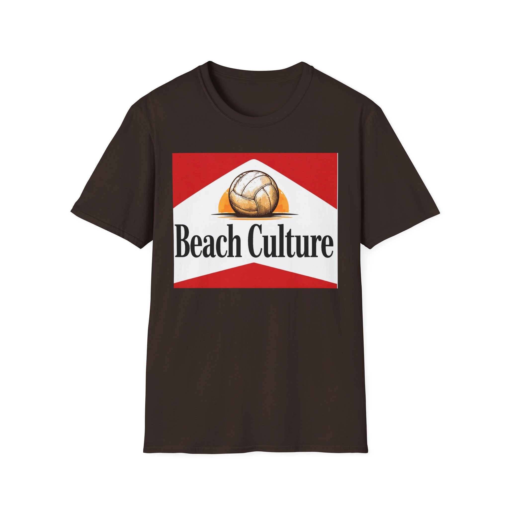 Beach Culture Crew Neck Grapic Tee