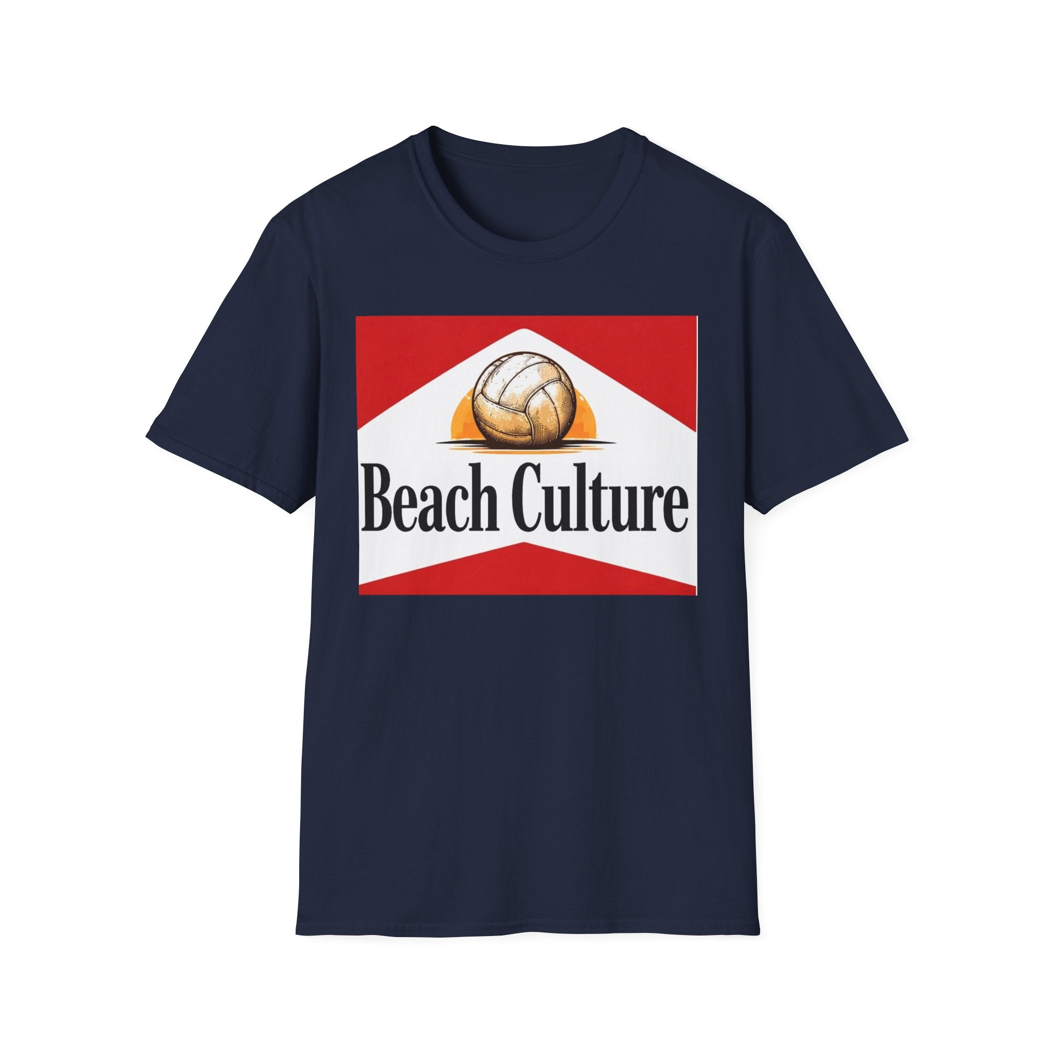 Beach Culture Crew Neck Grapic Tee