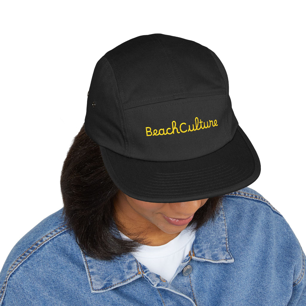 BeachCulture Embroidered 5 Panel Hat