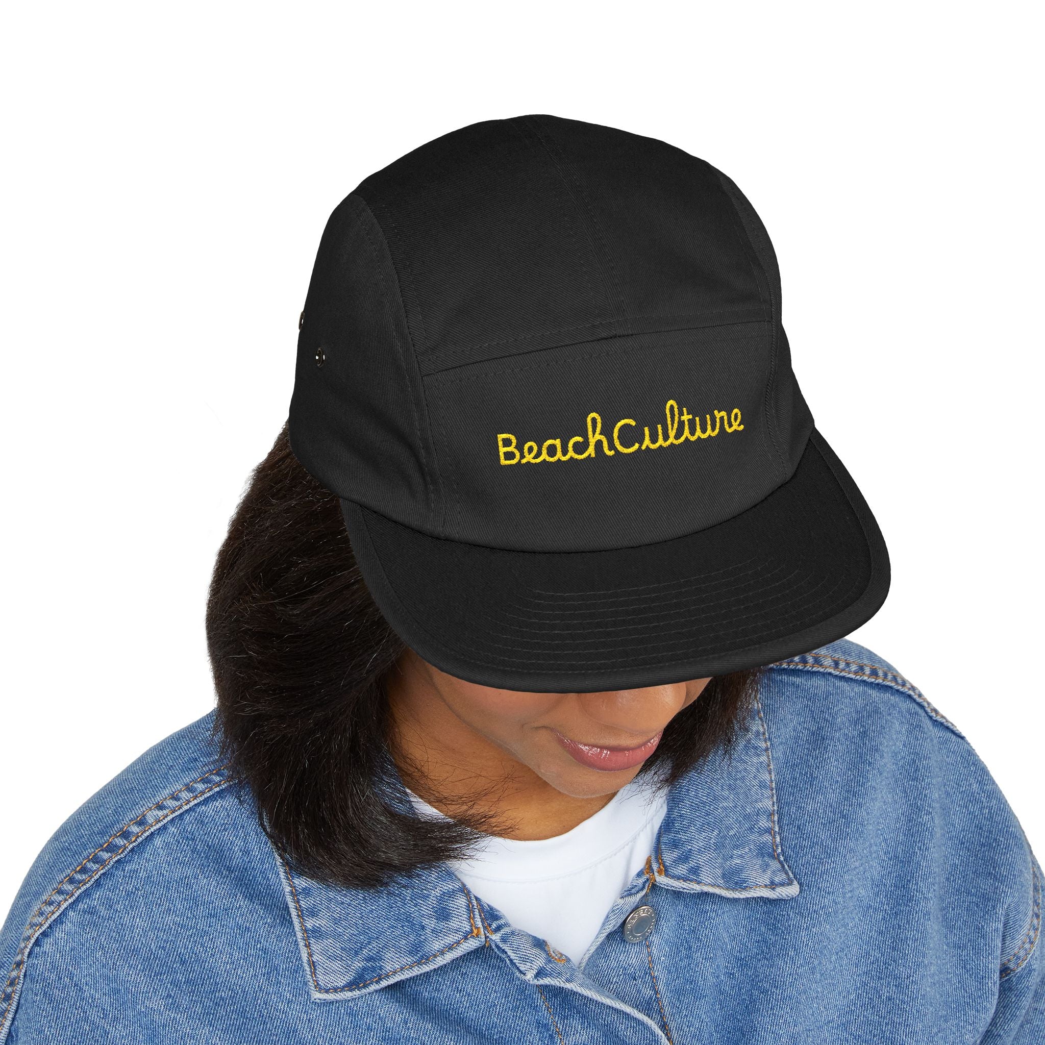 BeachCulture Embroidered 5 Panel Hat