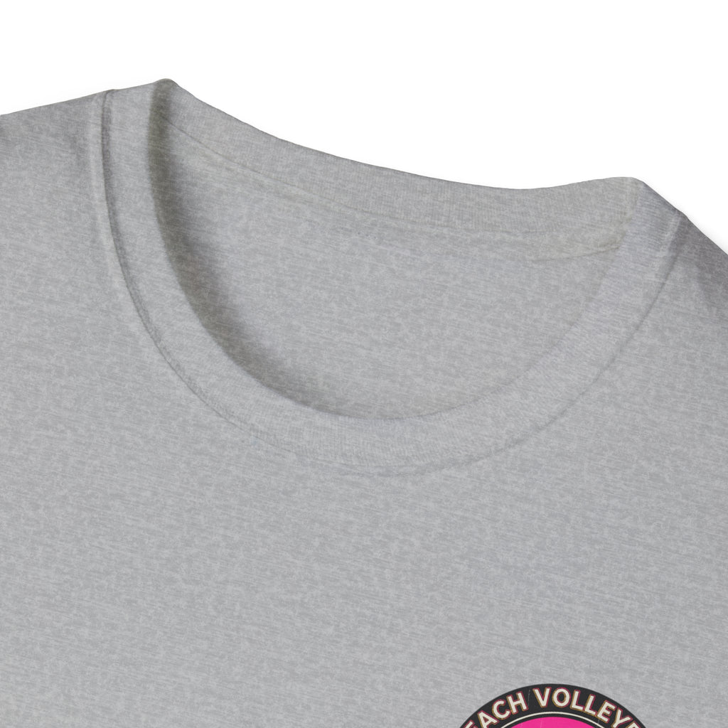 7. Beach Volleyball Culture Club Retro Sunset Graphic Tee. Crew.