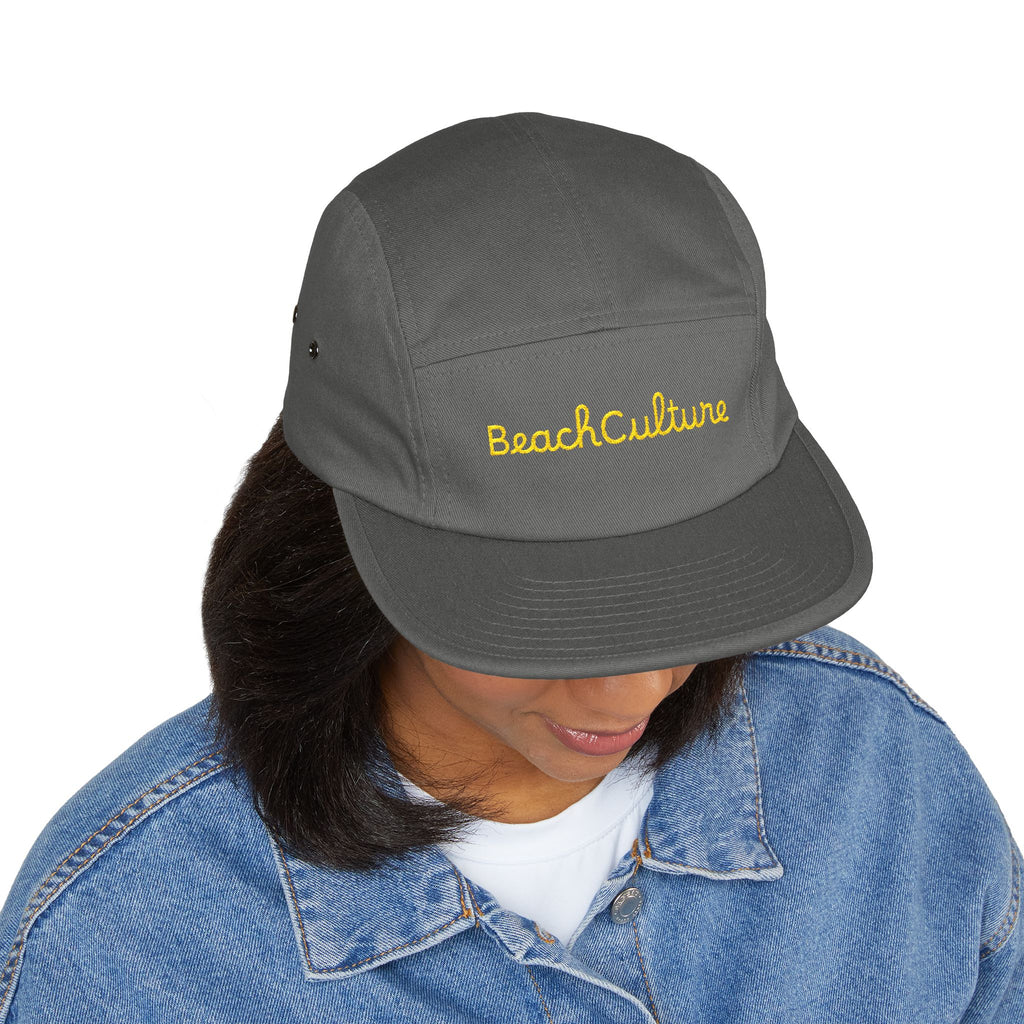 BeachCulture Embroidered 5 Panel Hat