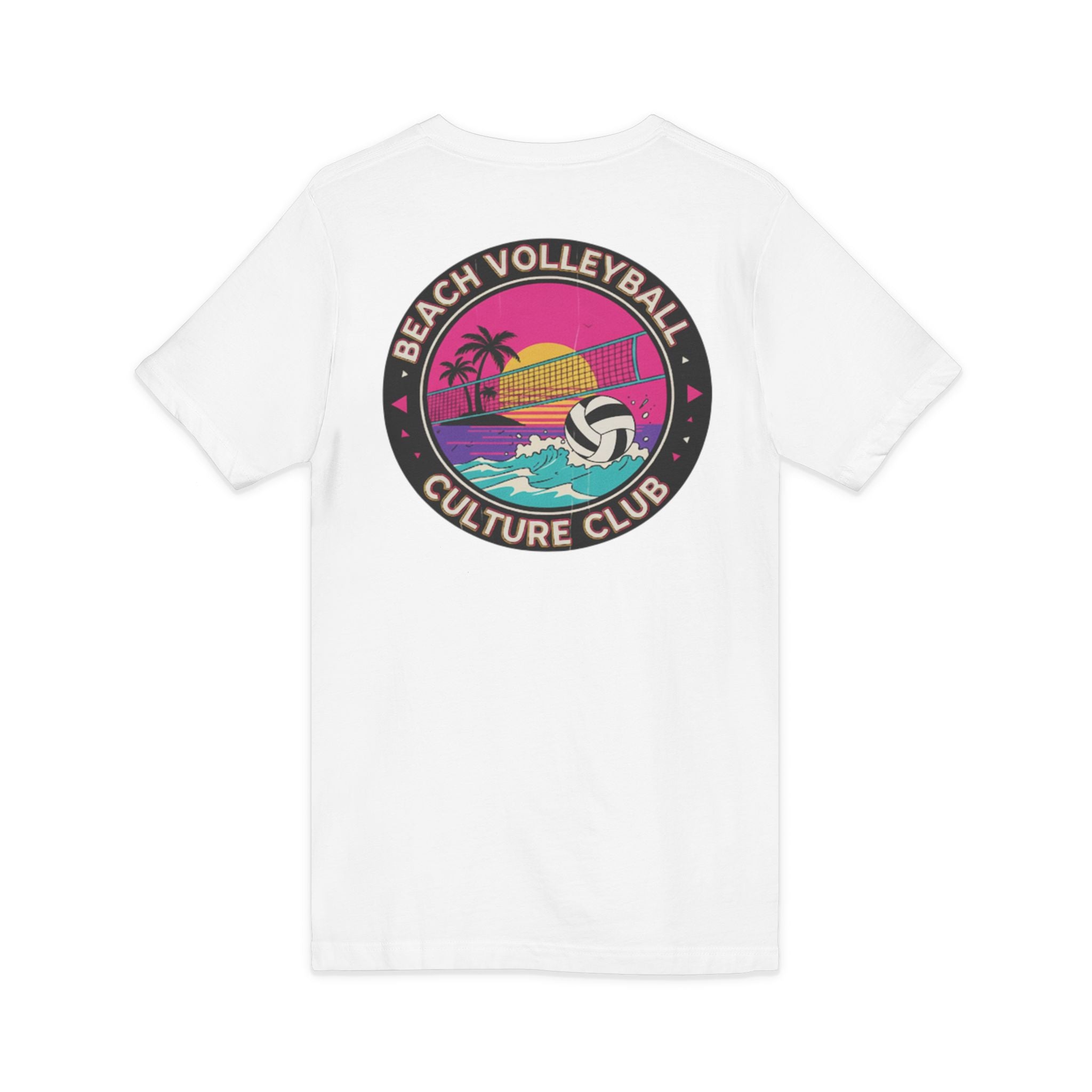 6. Beach Volleyball Culture Club Graohic Tee• V-Neck