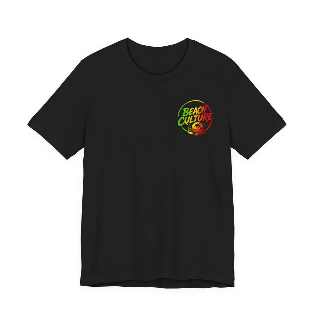 Rasta F/B Beach Culture Graphic T-Shirt
