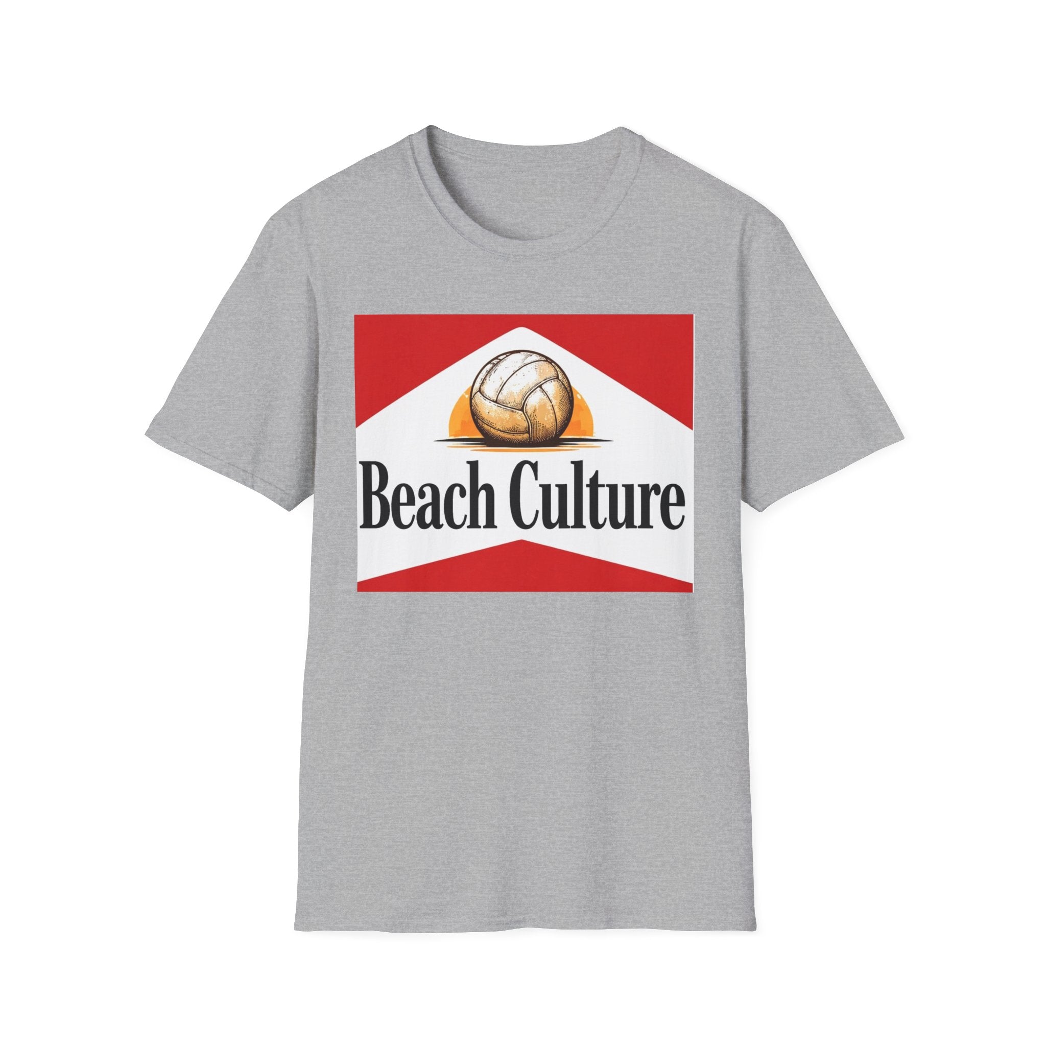 Beach Culture Crew Neck Grapic Tee