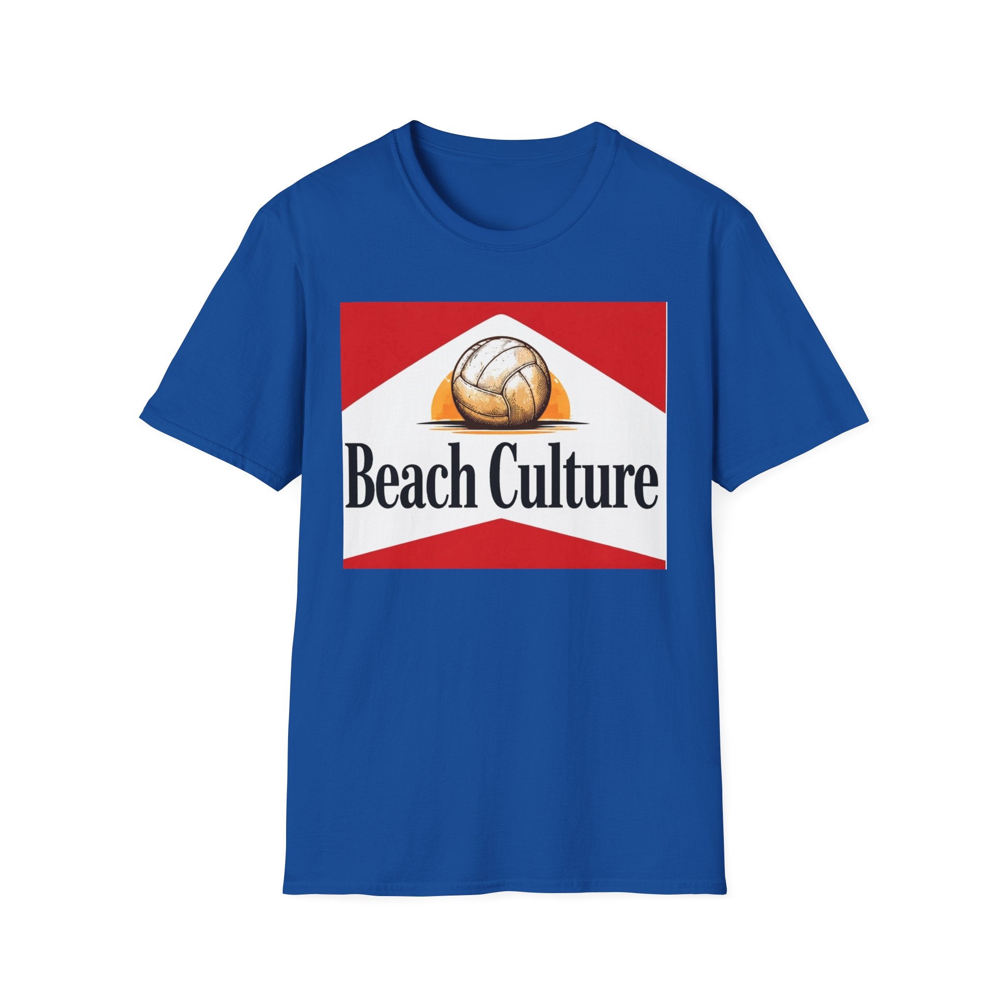 Beach Culture Crew Neck Grapic Tee