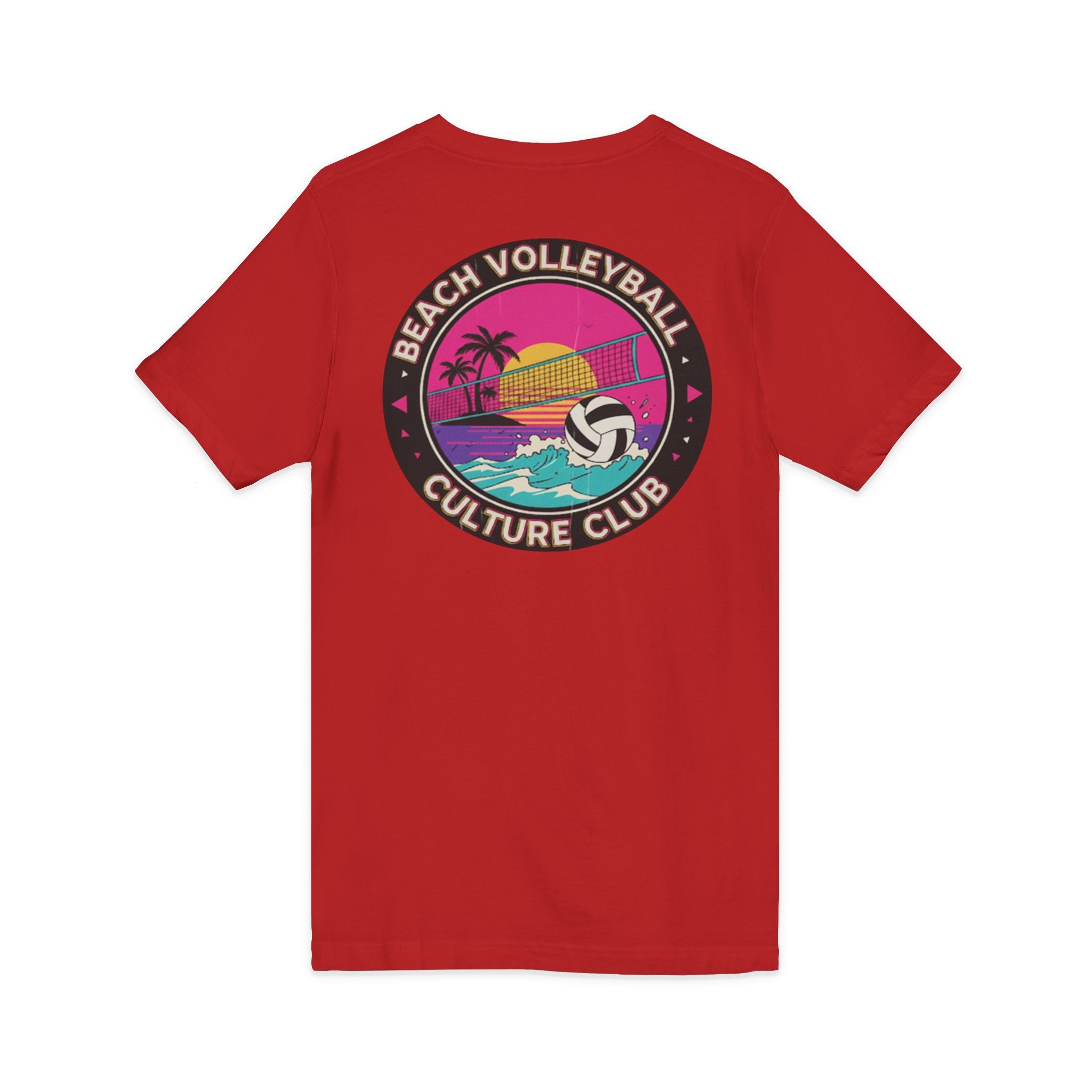 6. Beach Volleyball Culture Club Graohic Tee• V-Neck