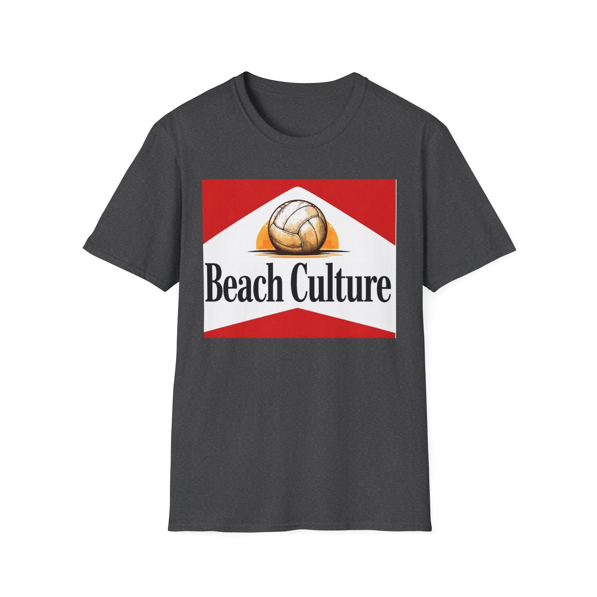 Beach Culture Crew Neck Grapic Tee