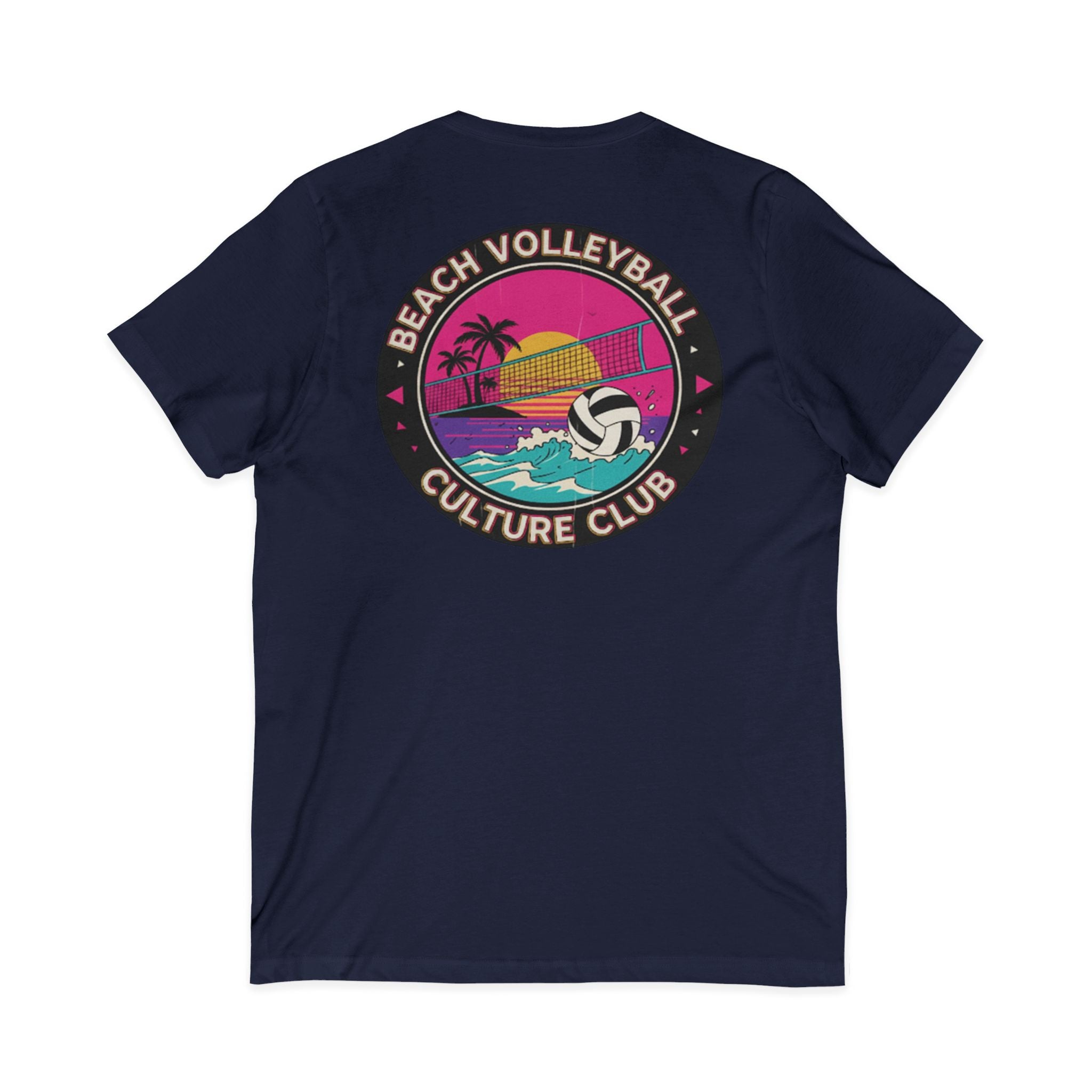 6. Beach Volleyball Culture Club Graohic Tee• V-Neck