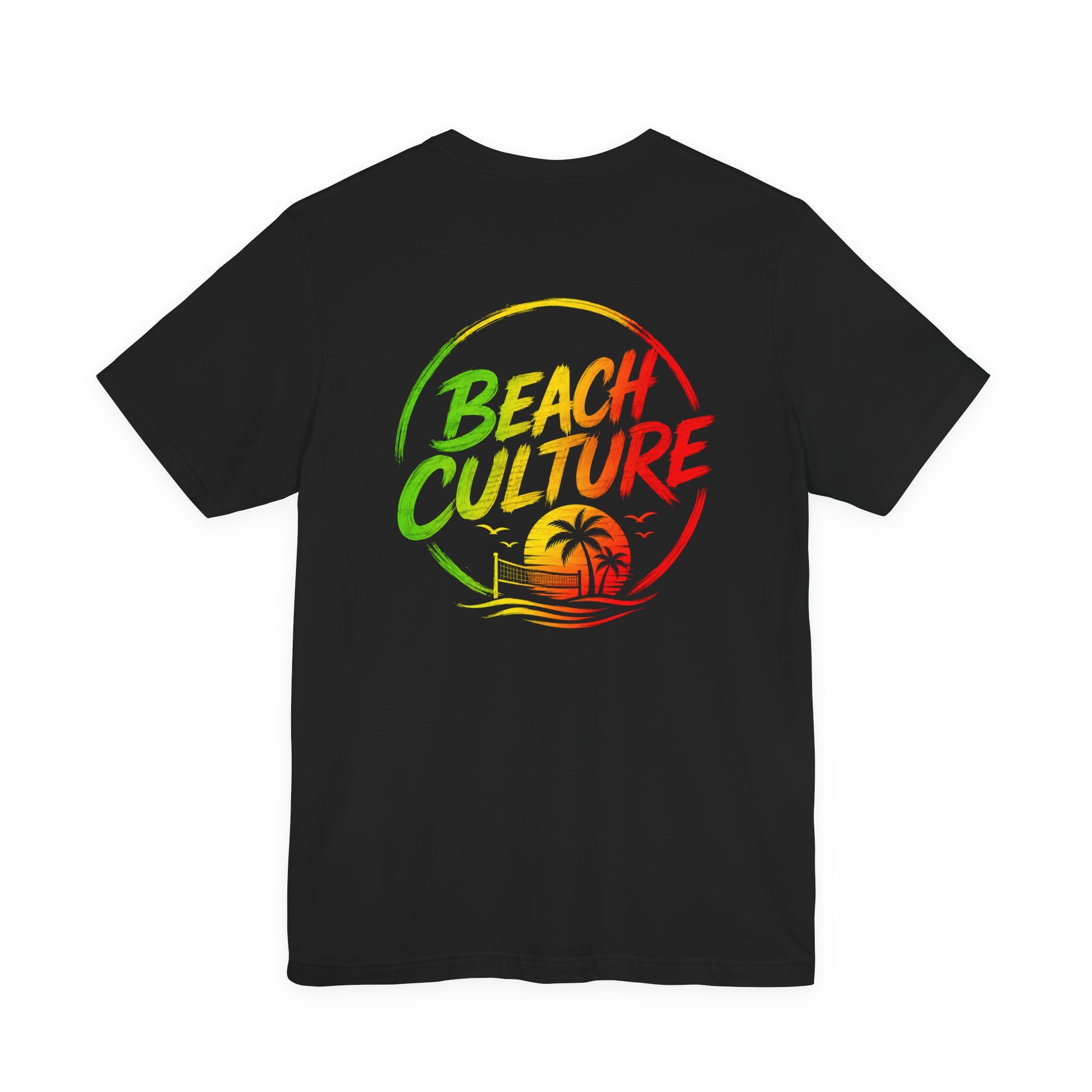 Rasta F/B Beach Culture Graphic T-Shirt