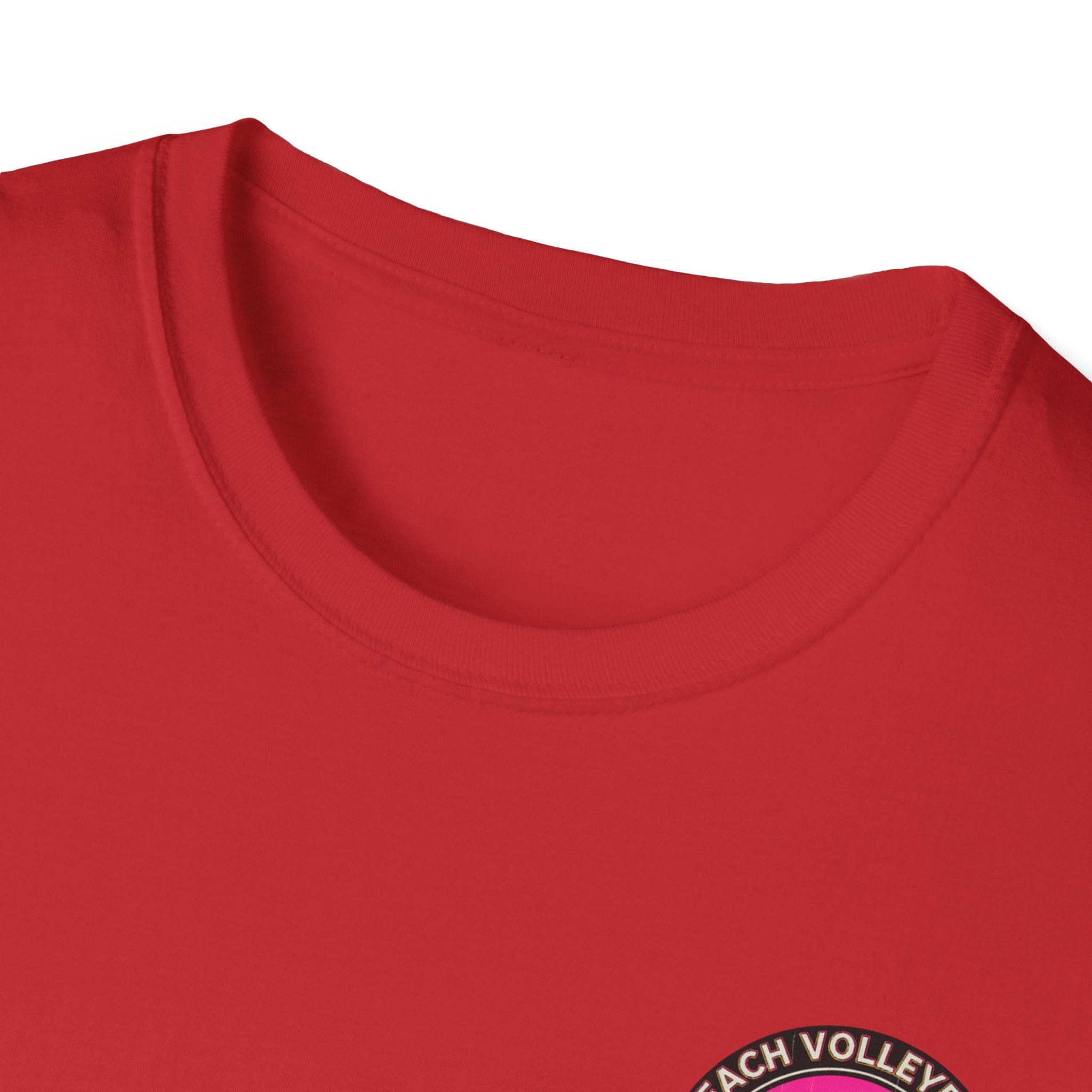 7. Beach Volleyball Culture Club Retro Sunset Graphic Tee. Crew.