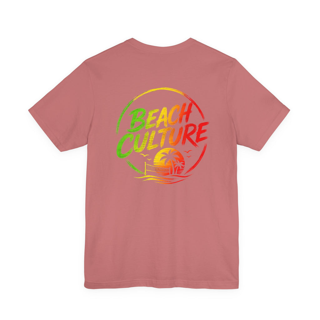 Rasta F/B Beach Culture Graphic T-Shirt